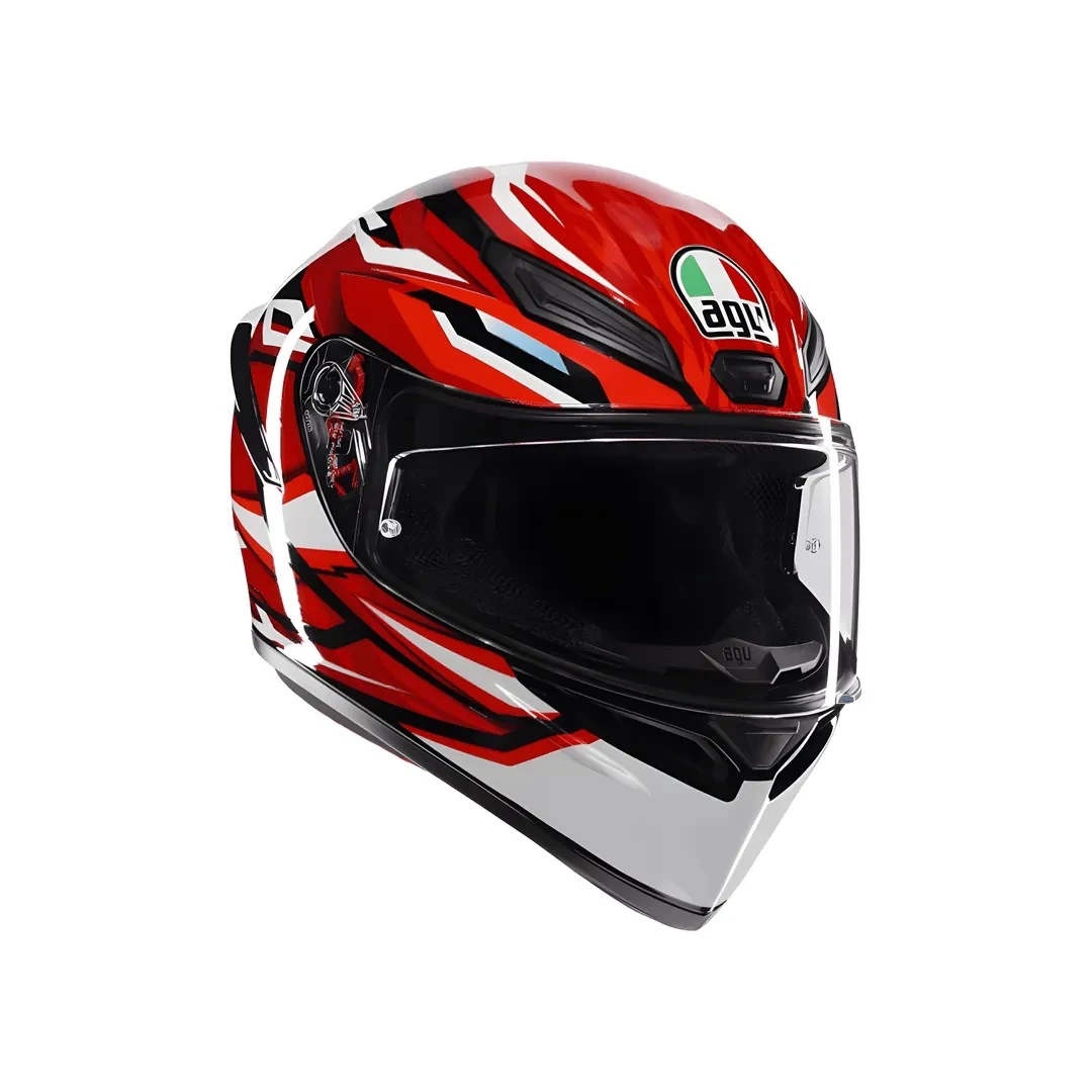 Kask AGV K1 S Lion  Configuration Kapalı Black Red White