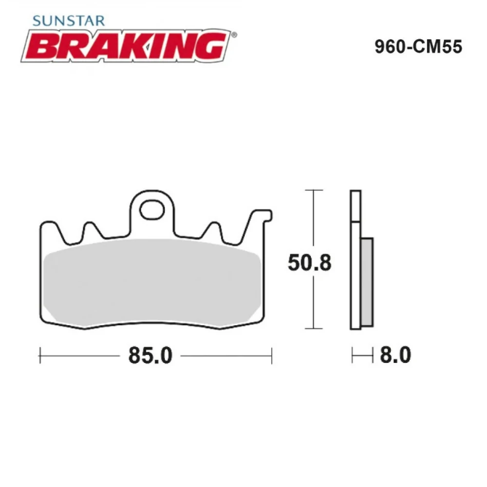 Fren Balatası Braking 960CM55