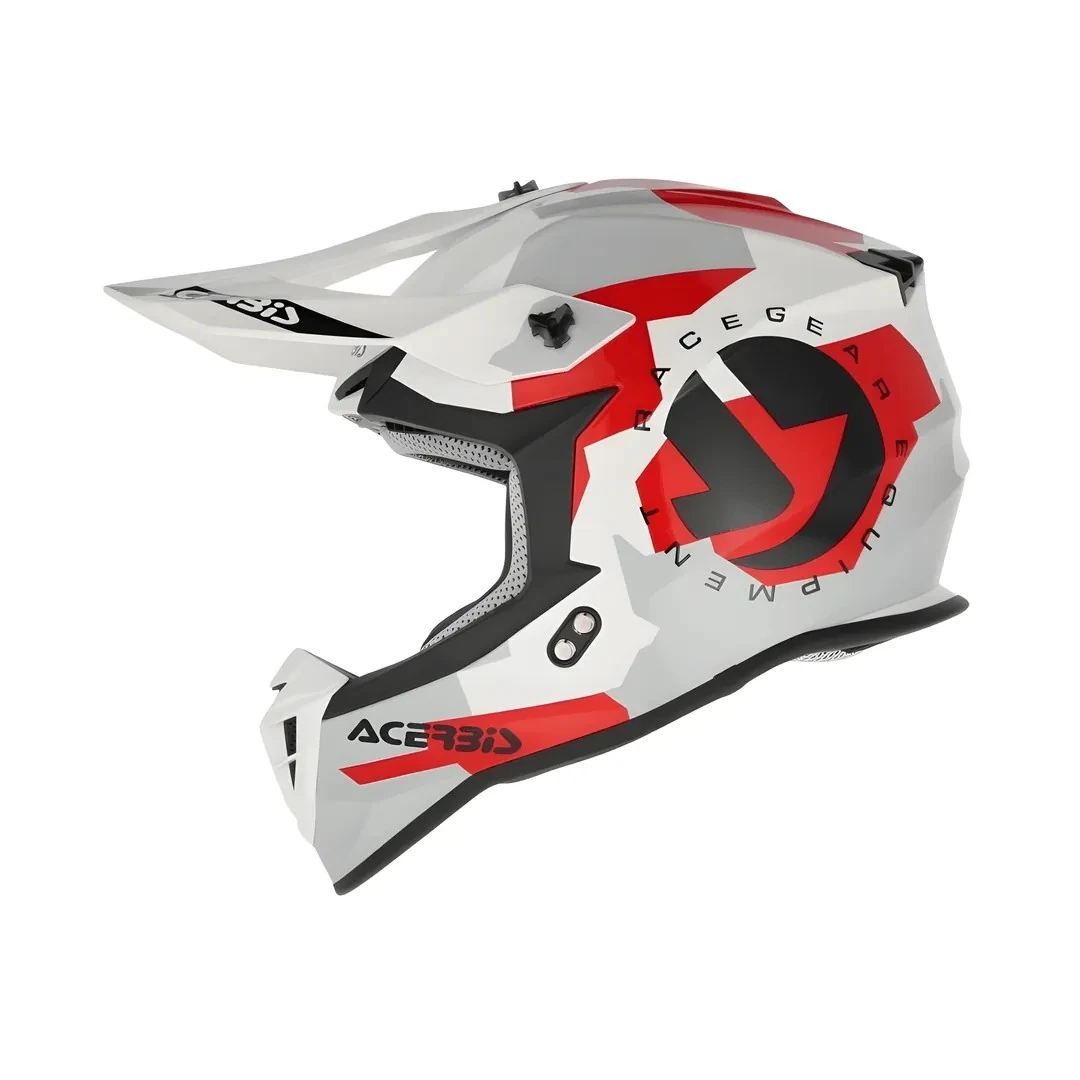 Kask Acerbis Lınear 2206 Gri Kırmızı
