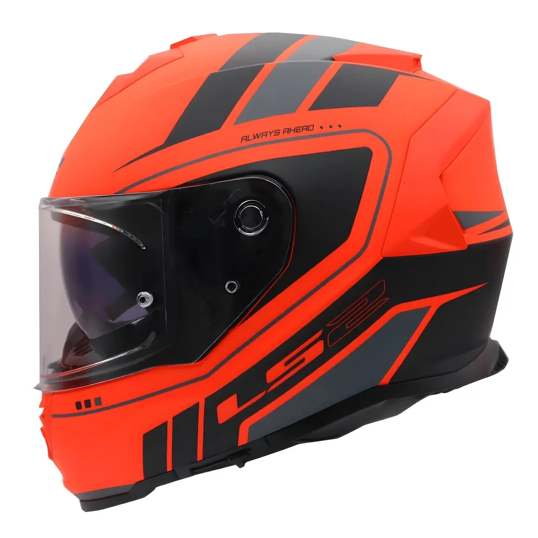 Kask LS2 FF800 Storm 2 First Mat Turuncu-Siyah