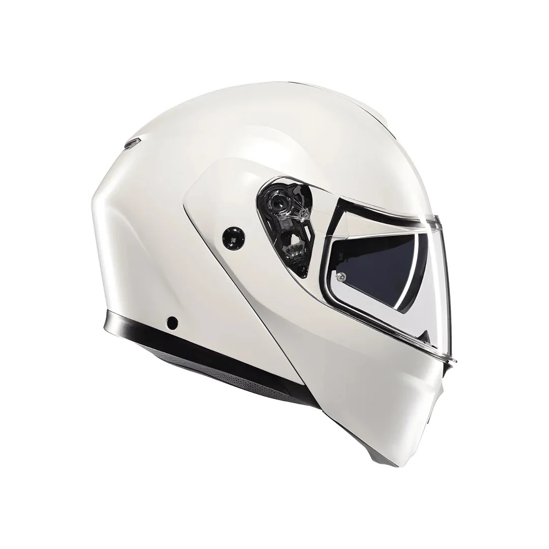 Kask AGV Street Modular Mono Matt Materia  Çene Açılır White