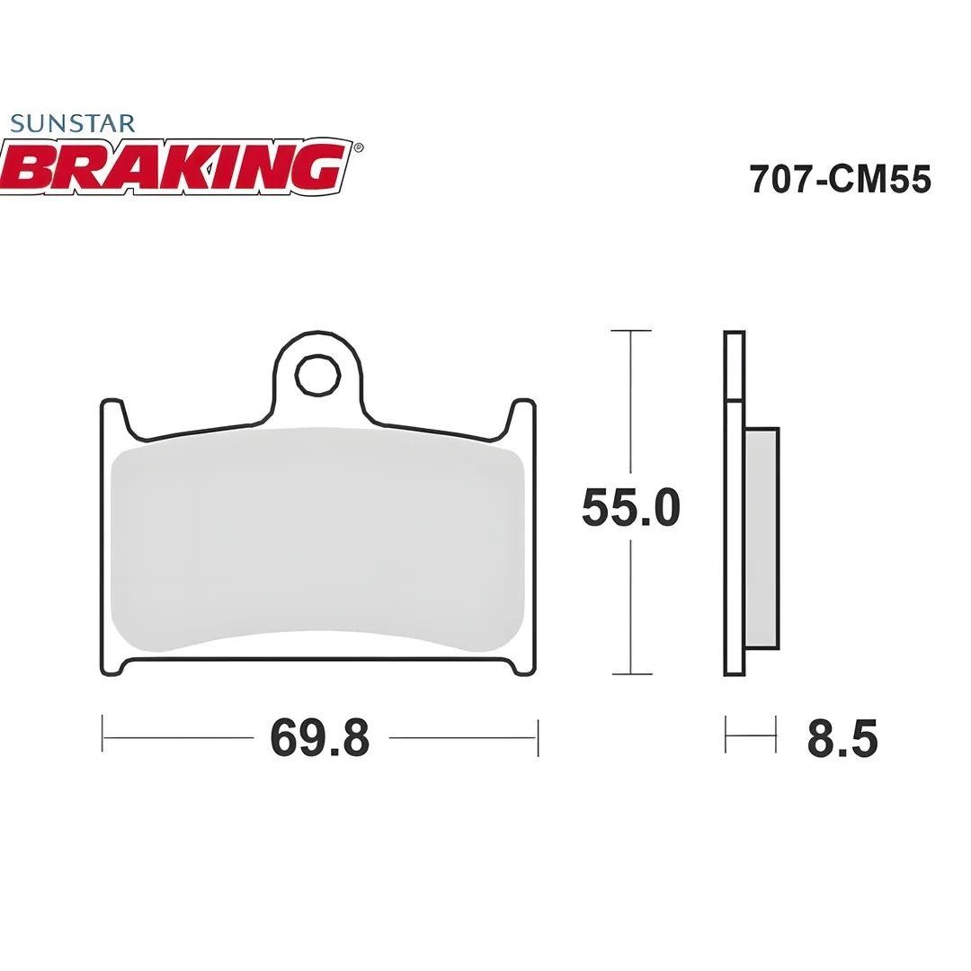 Fren Balatası Braking 707CM55