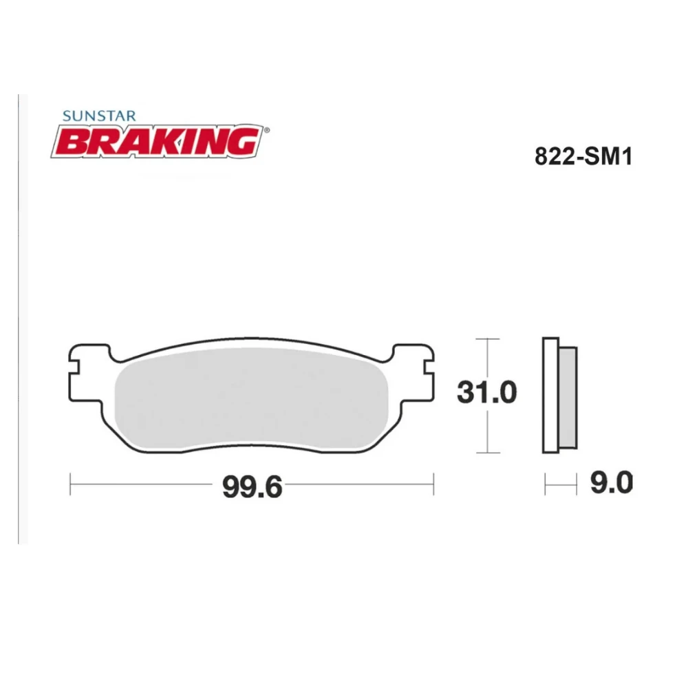 Fren Balatası Braking 822SM1