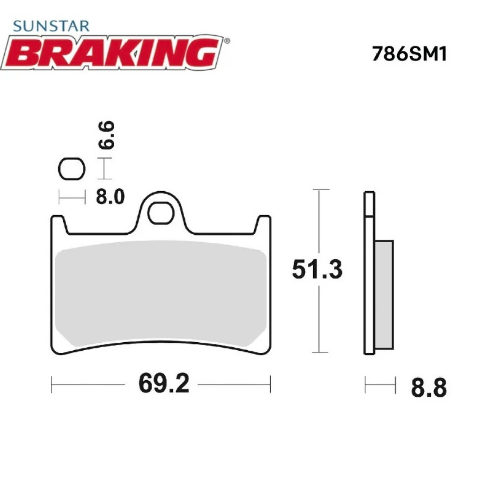 Fren Balatası Braking 786SM1