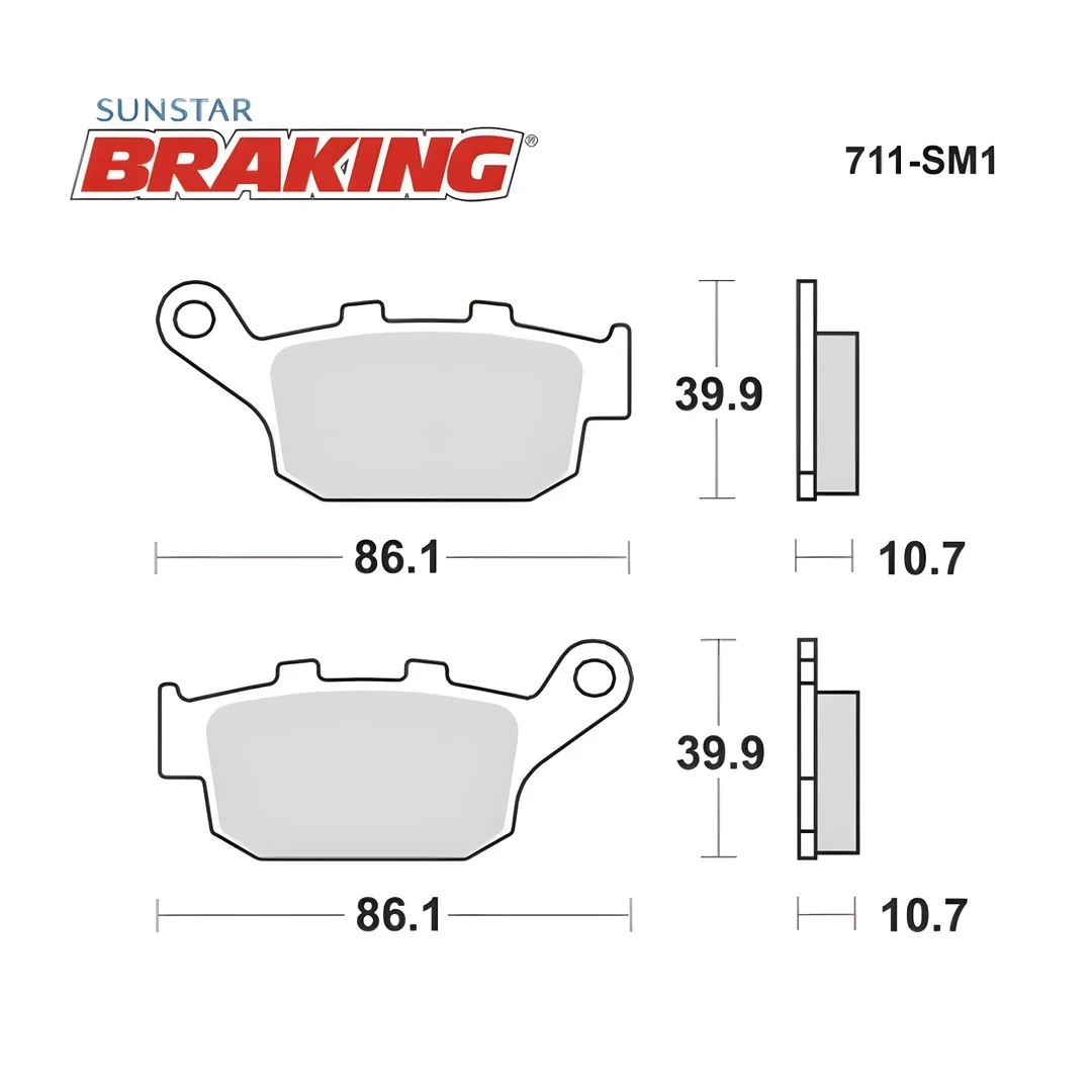 Fren Balatası Braking 711SM1