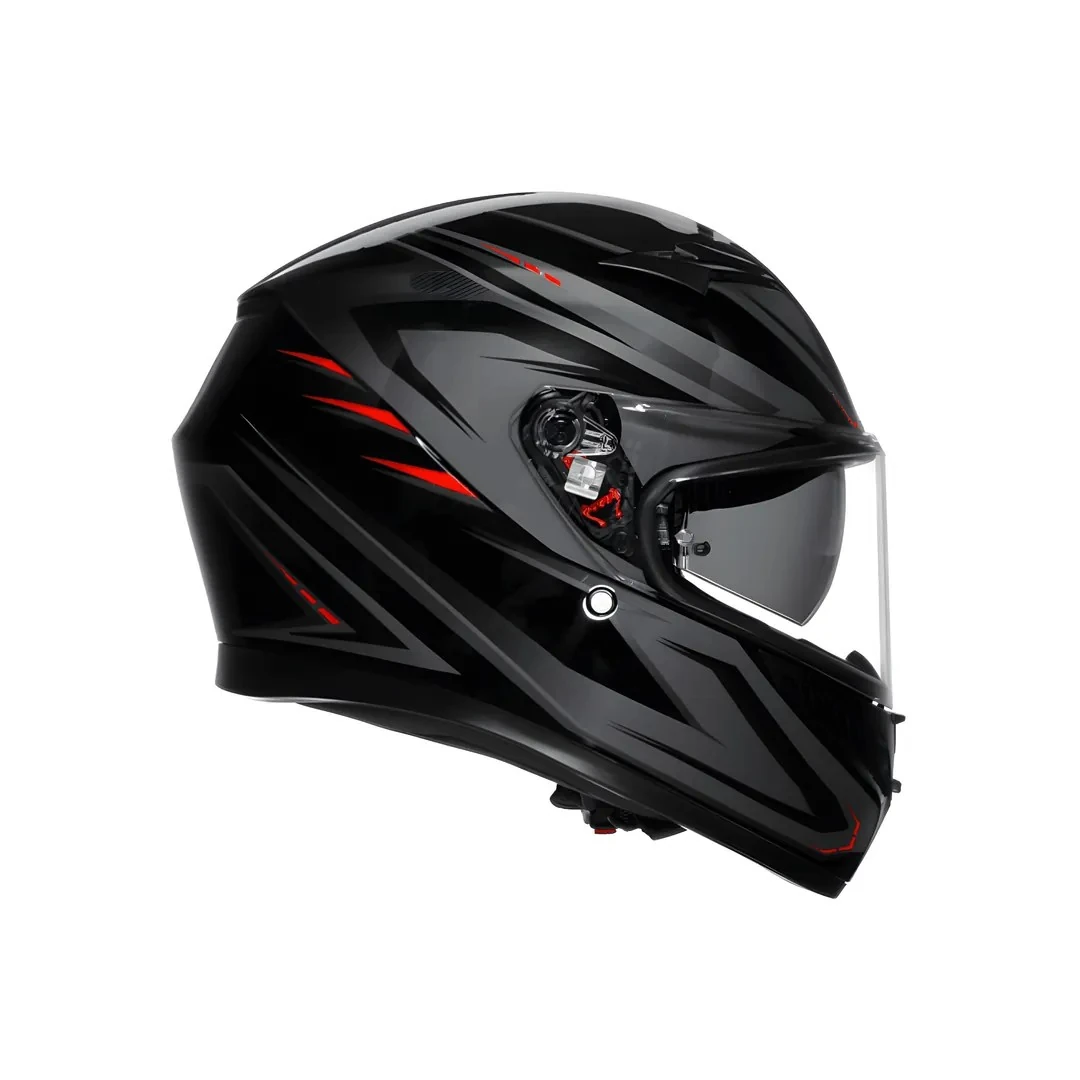 Kask Agv K3 Syth Black Red Kapalı