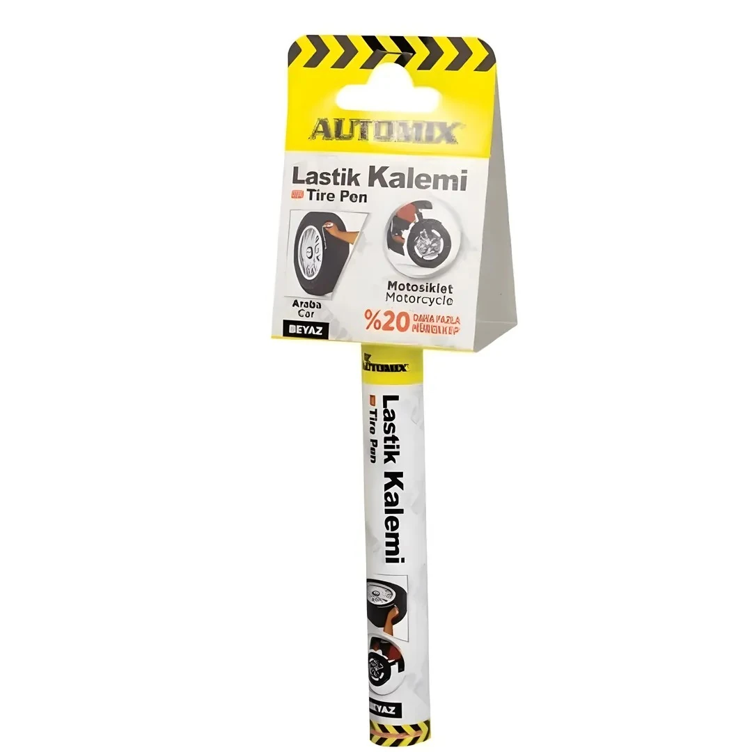 Lastik Kalemi Automix Beyaz 011806