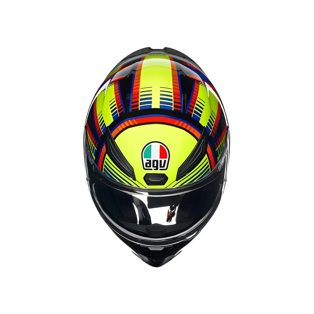 Kask AGV K1 S Soleluna 2015 Kapalı Yeşil/Kırmızı/Siyah