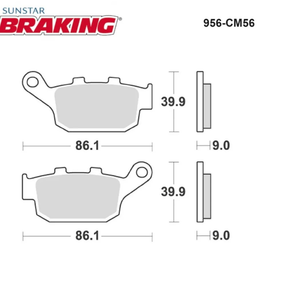 Fren Balatası Braking 956CM56
