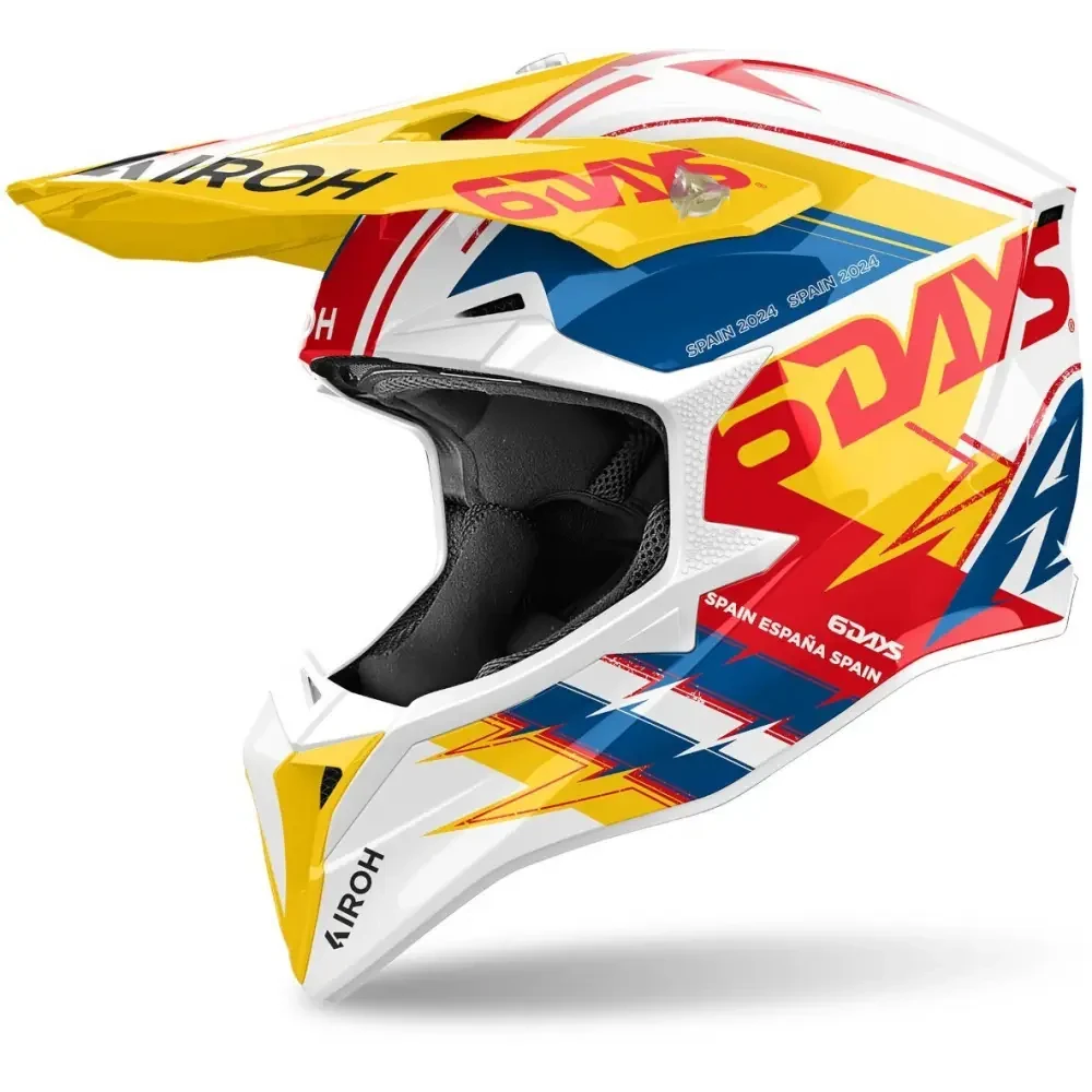 Kask Aıroh Wraap Sıx Days Spaın 24 Gloss