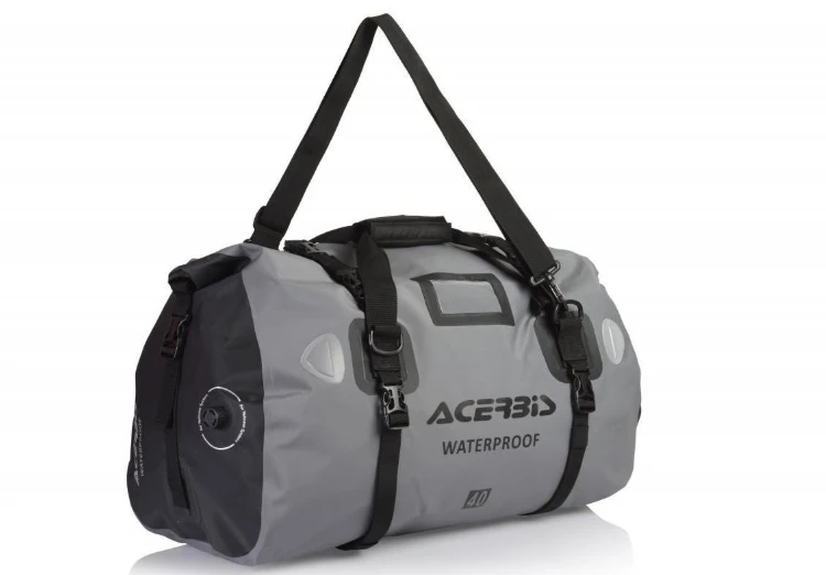 Çanta 40L Gri Acerbis X-Water Su Geçirmez Sosis 