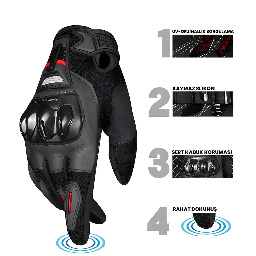 Eldiven Ones Again MG07 Kırmızı