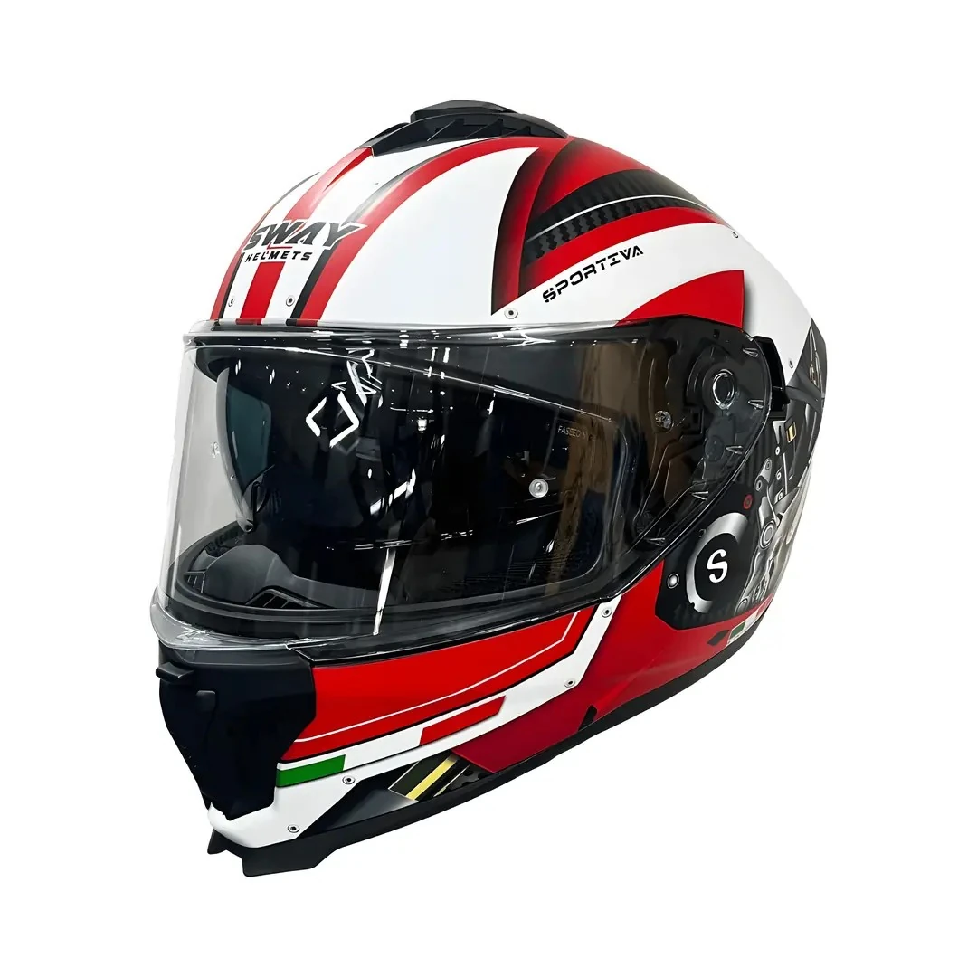 Kask Sway SW865 Full Face White Red