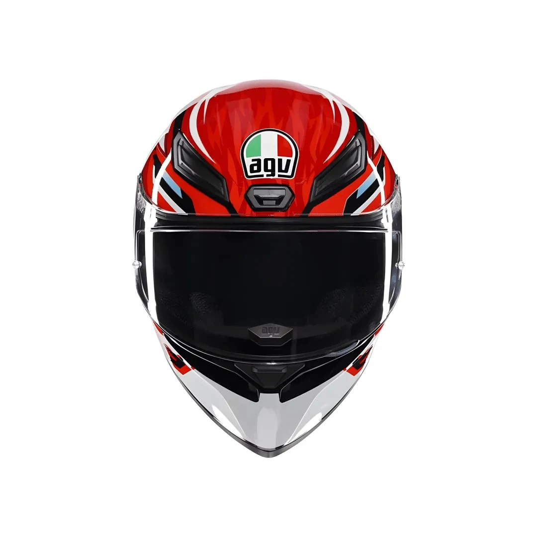 Kask AGV K1 S Lion  Configuration Kapalı Black Red White
