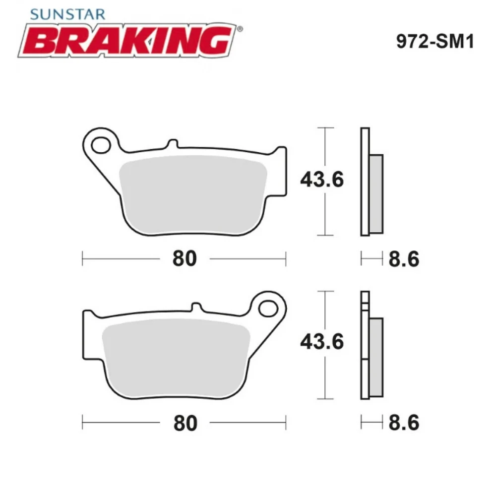 Fren Balatası Braking 972SM1