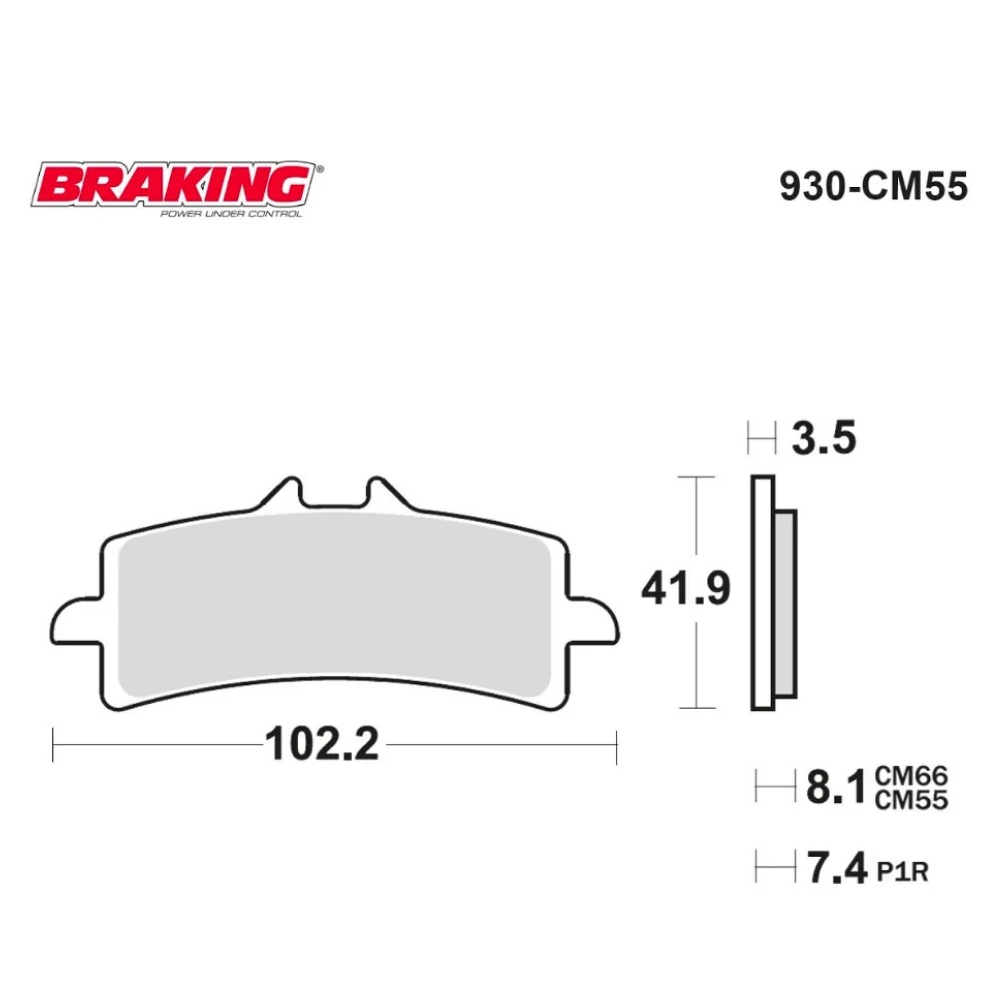 Fren Balatası Braking 930CM55