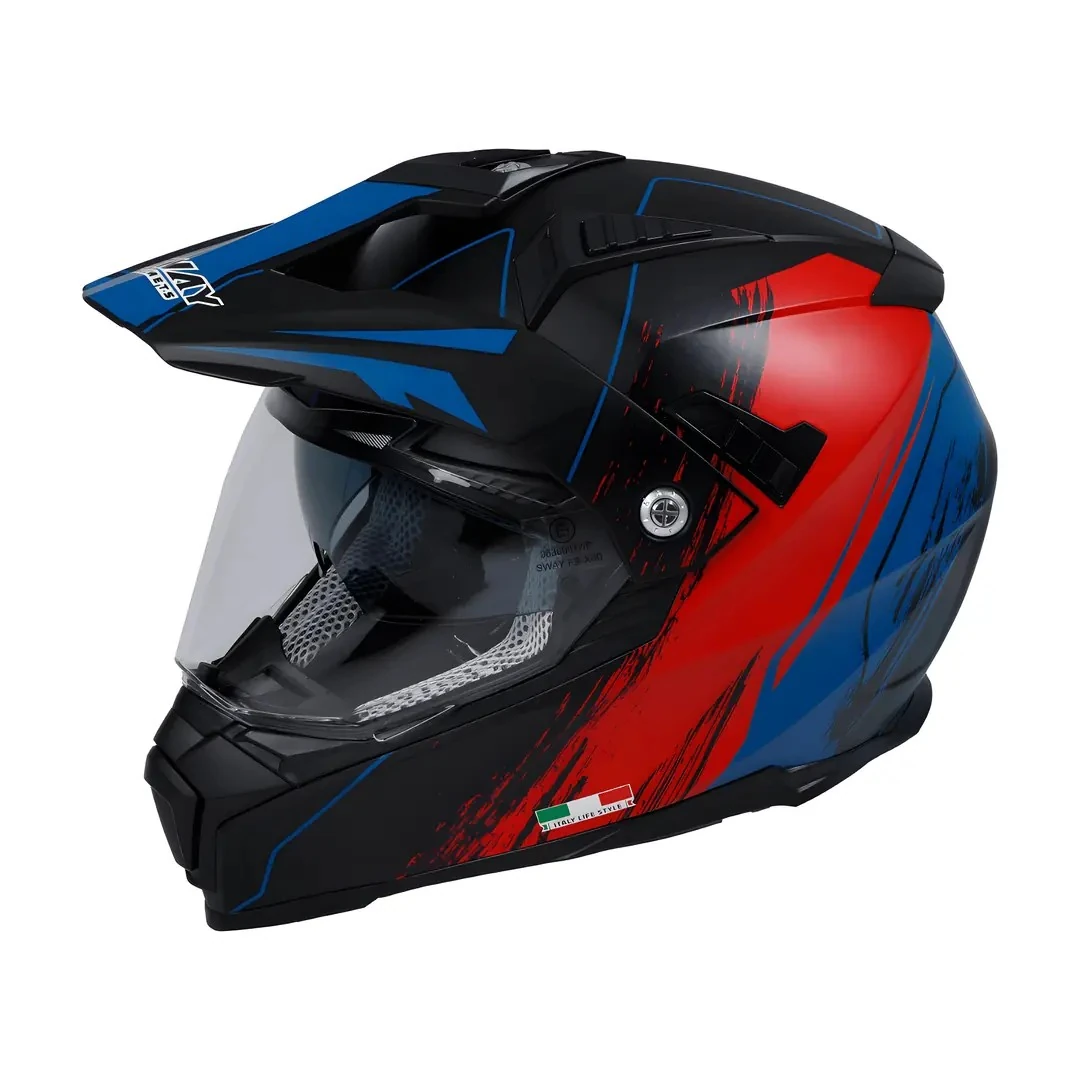 Kask Sway X60 Touring Adventure Kırmızı Sand