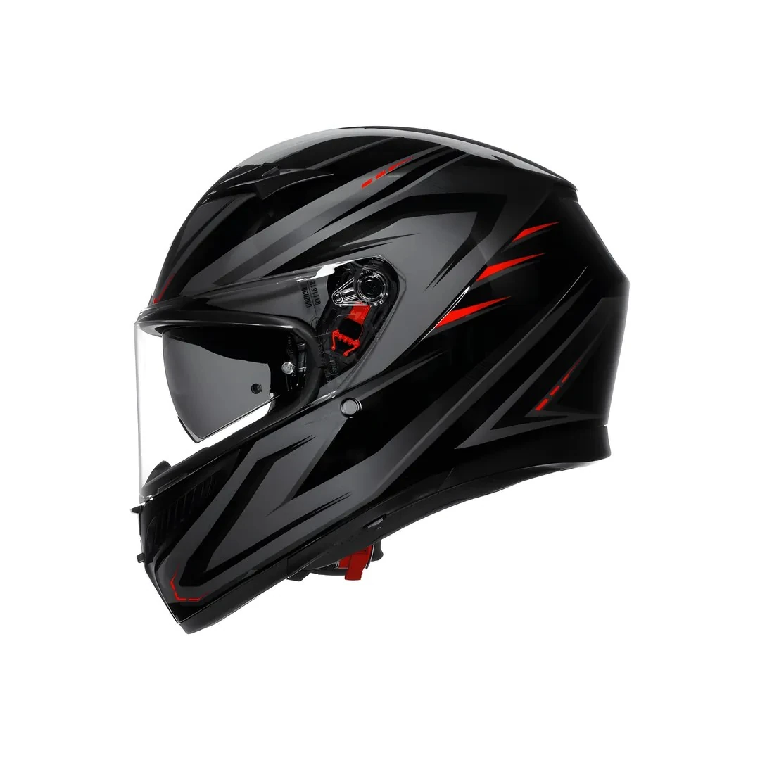 Kask Agv K3 Syth Black Red Kapalı