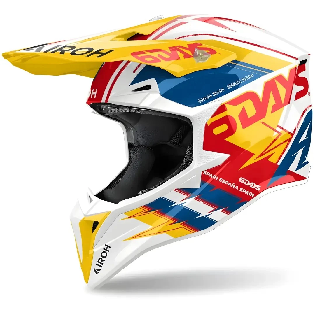 Kask Aıroh Wraap Sıx Days Spaın 24 Gloss