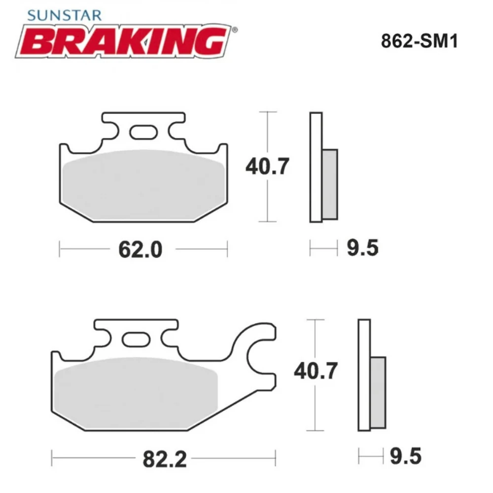 Fren Balatası Braking 862SM1