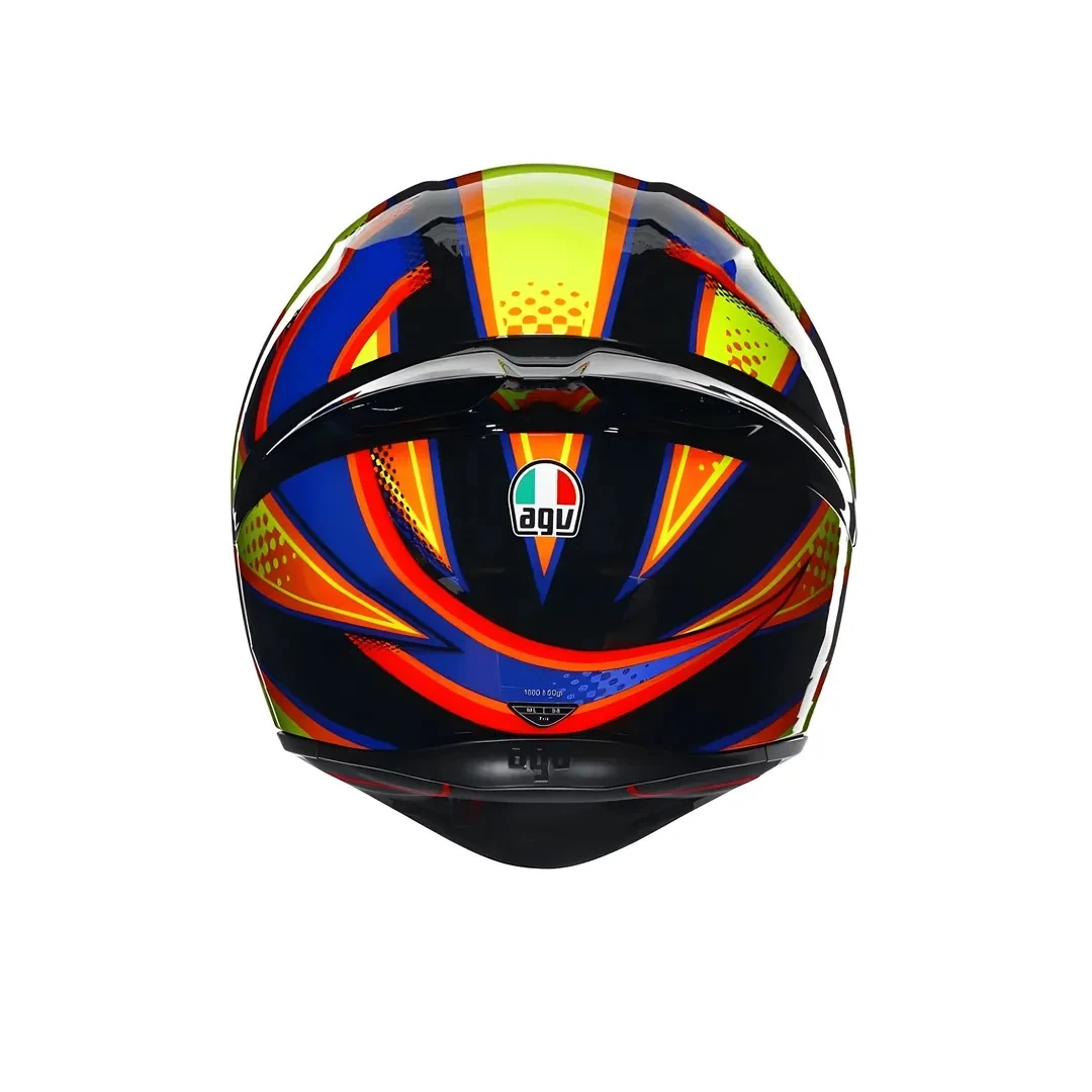 Kask AGV K1 S Soleluna 2015 Kapalı Yeşil/Kırmızı/Siyah