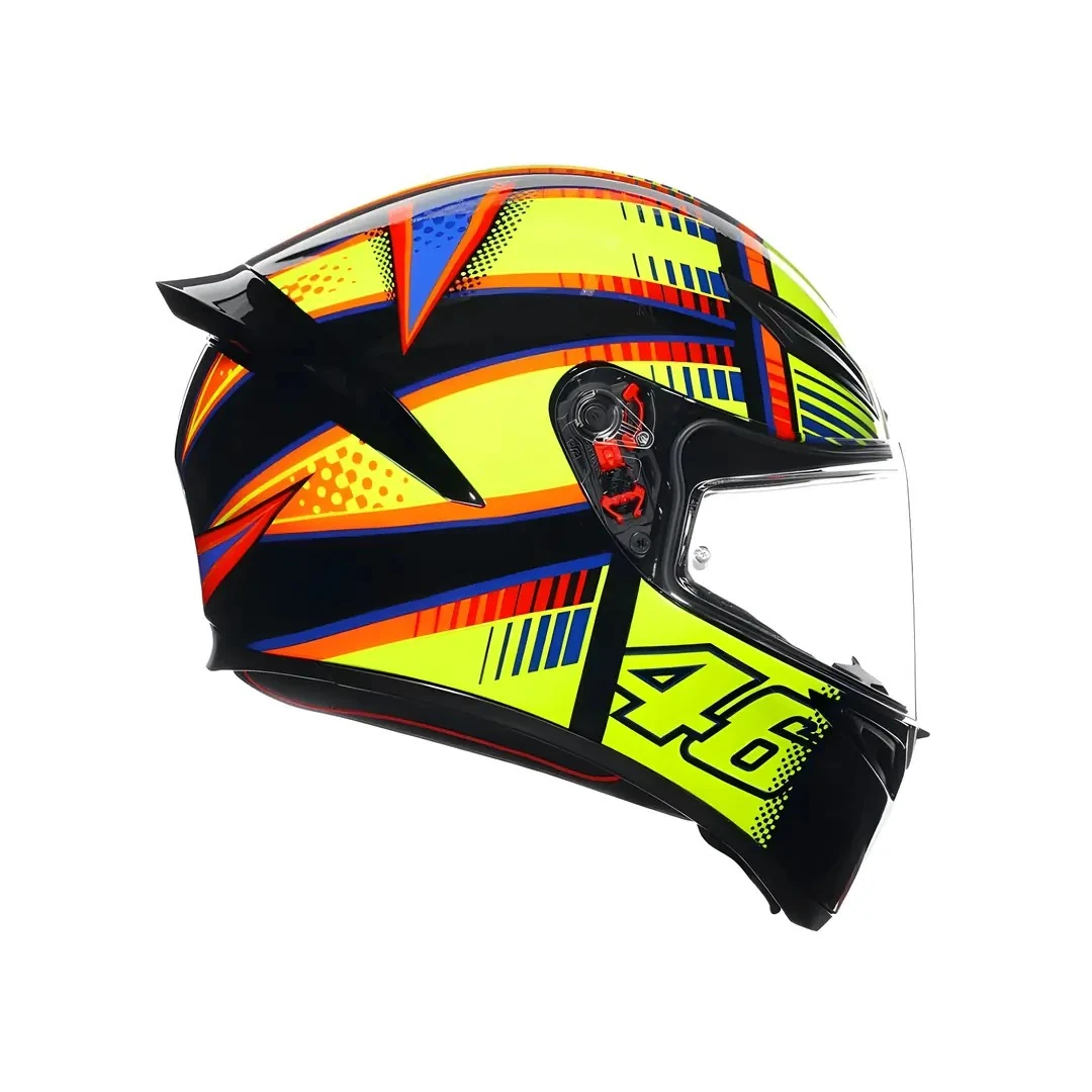 Kask AGV K1 S Soleluna 2015 Kapalı Yeşil/Kırmızı/Siyah