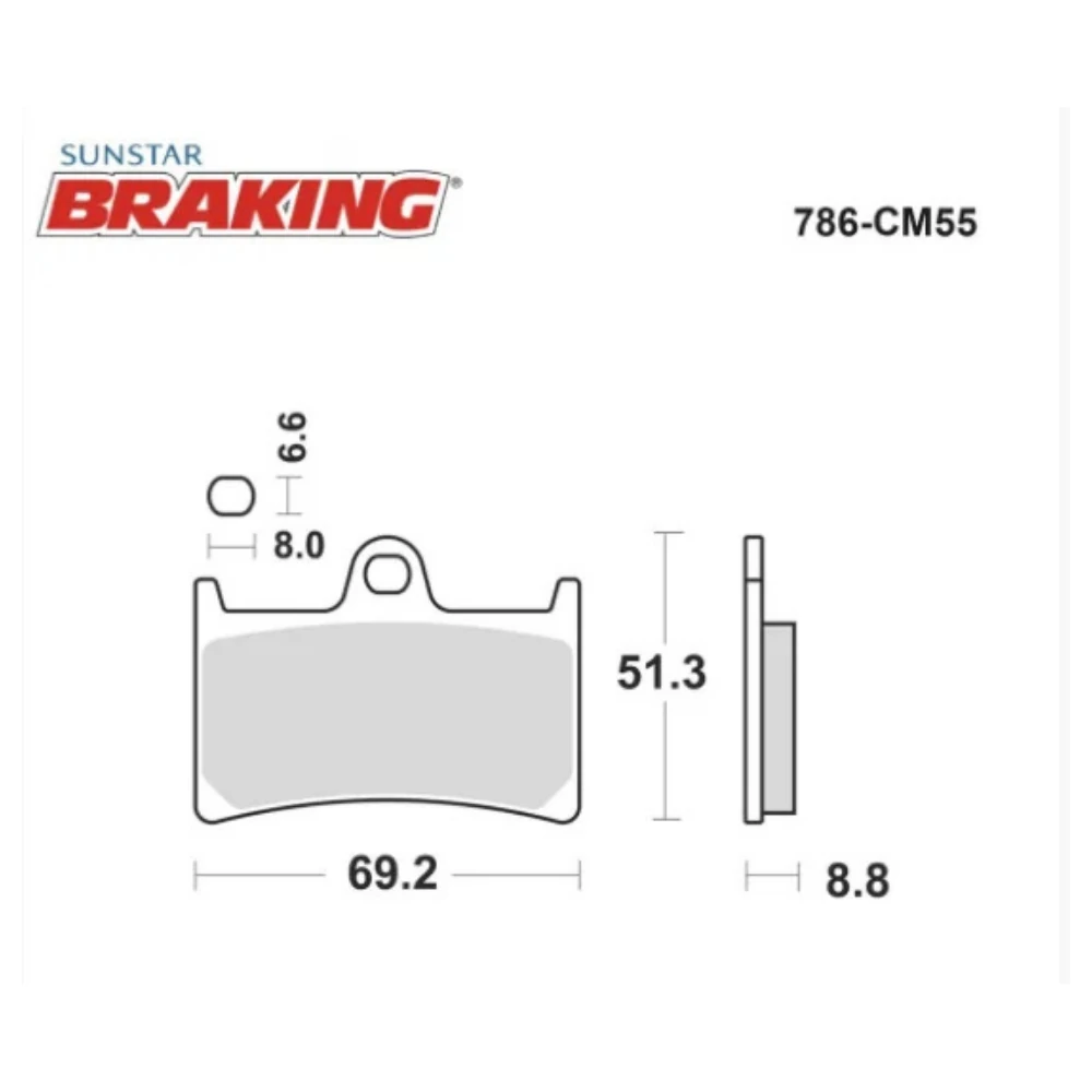 Fren Balatası Braking 786CM55