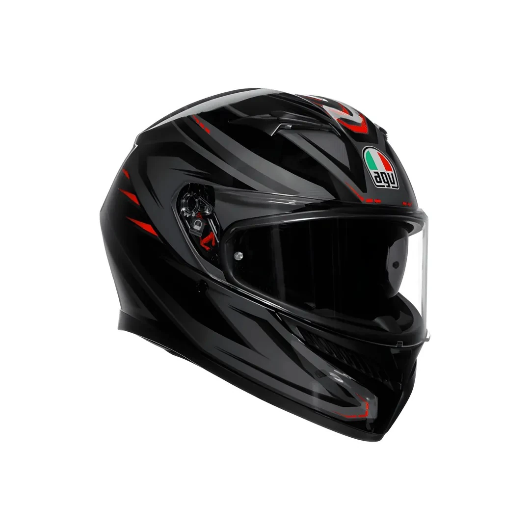Kask Agv K3 Syth Black Red Kapalı