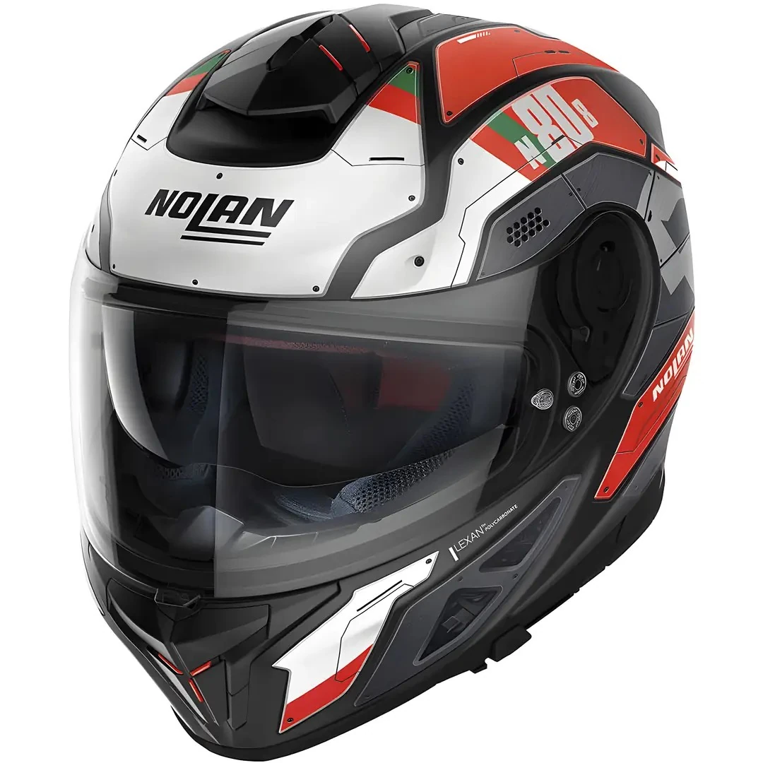 Kask Nolan N80-8 Starscream NCom 035 White Red