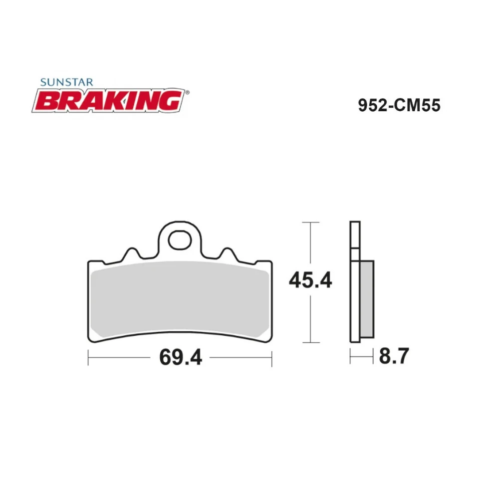 Fren Balatası Braking 952CM55