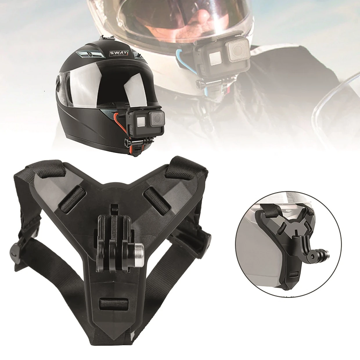 Kask Telefon Tutucu Tex Kısa SW 711