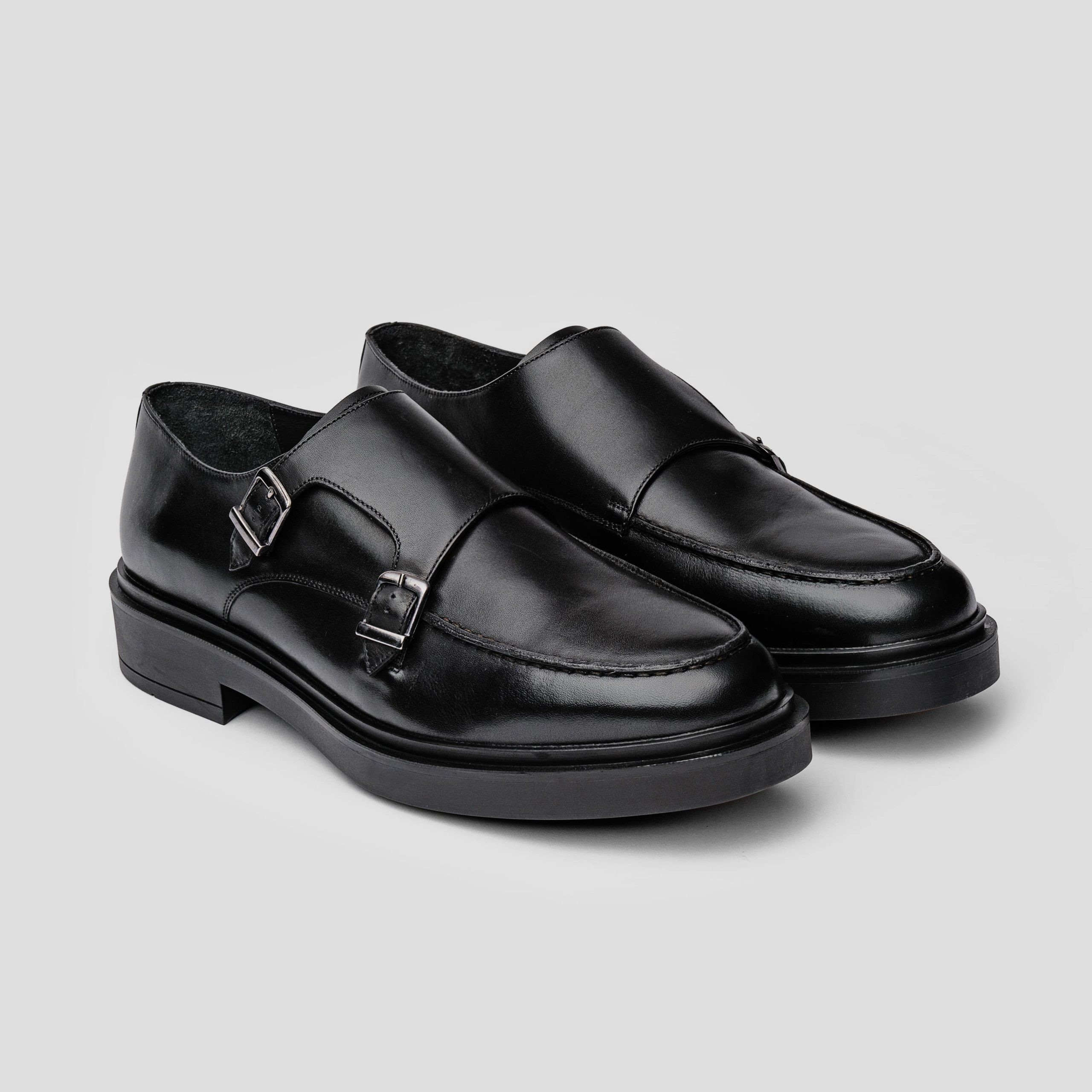 VARDA Double Rubber Sole Genuine Leather Shoes 