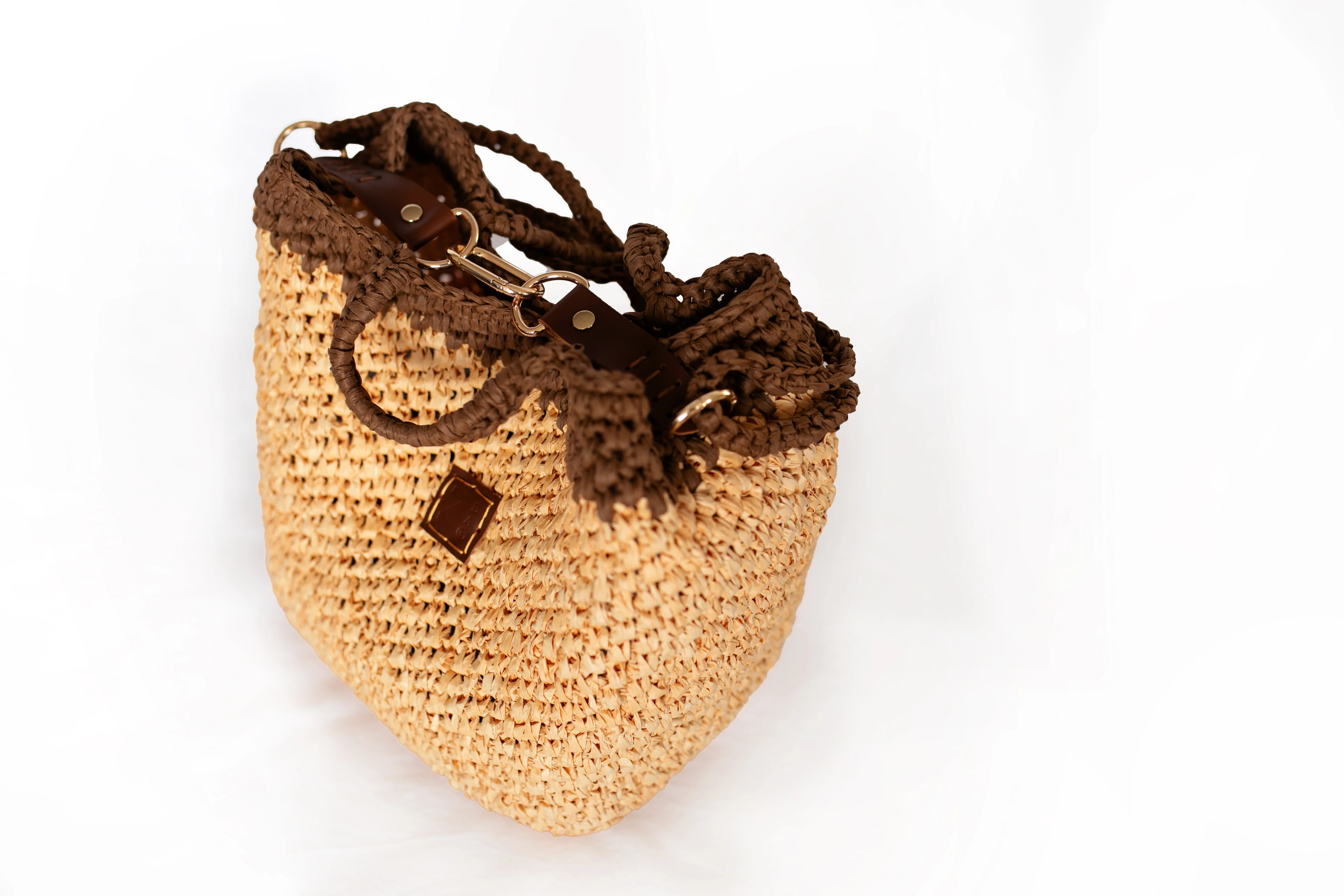 ENA-Hasır/Kahverengi Şeritli