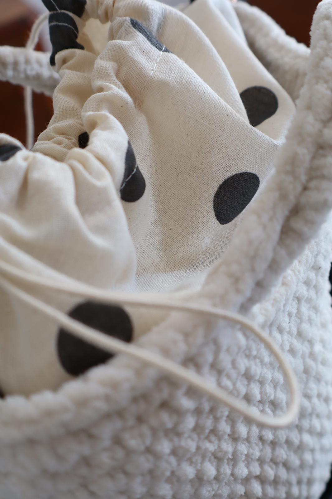 WINNER Soft – Ekru Puantiye Kese