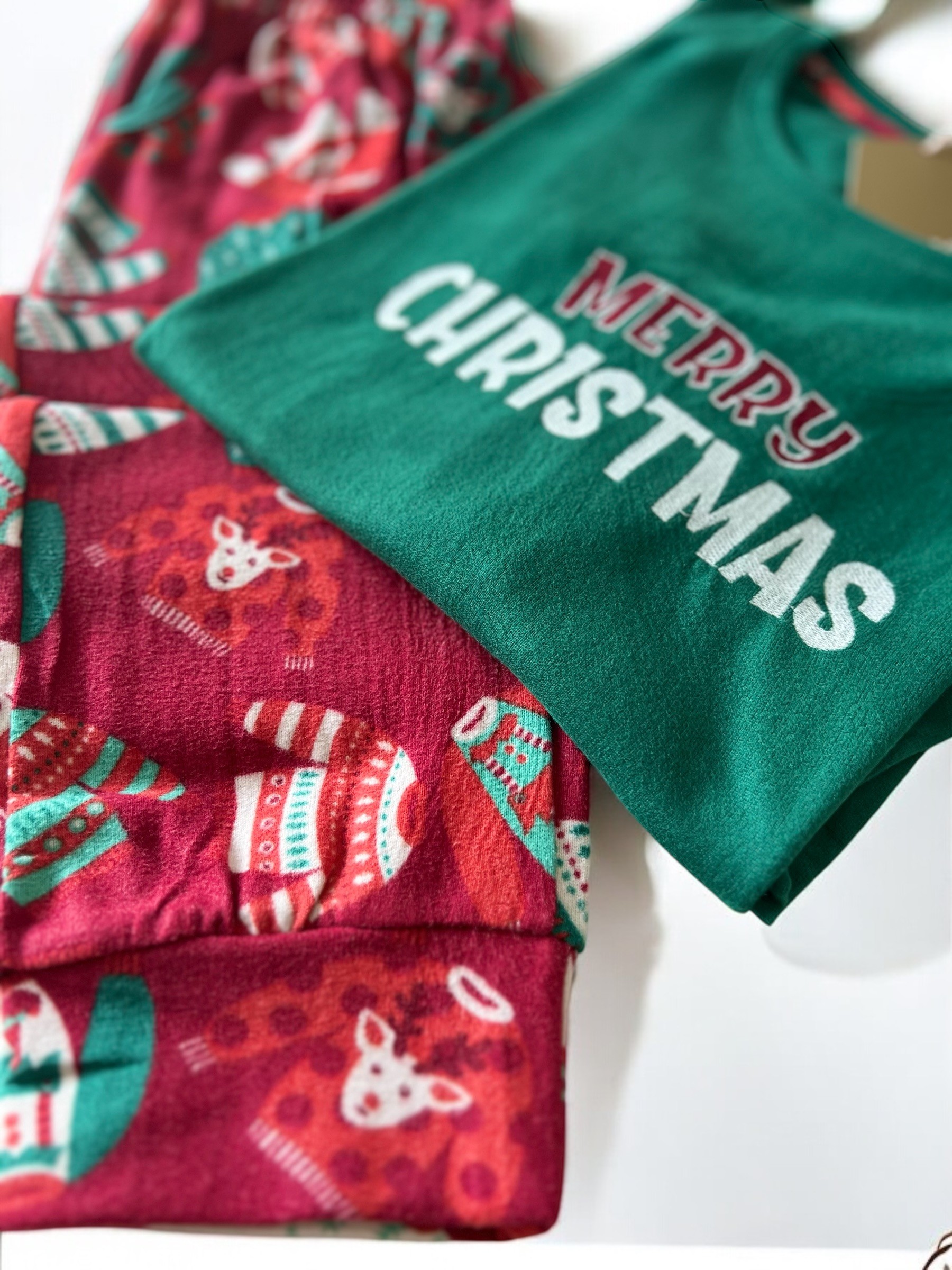 Lara Süet Christmas Soft %100 Pamuk Uzun Kollu Pijama Takımı