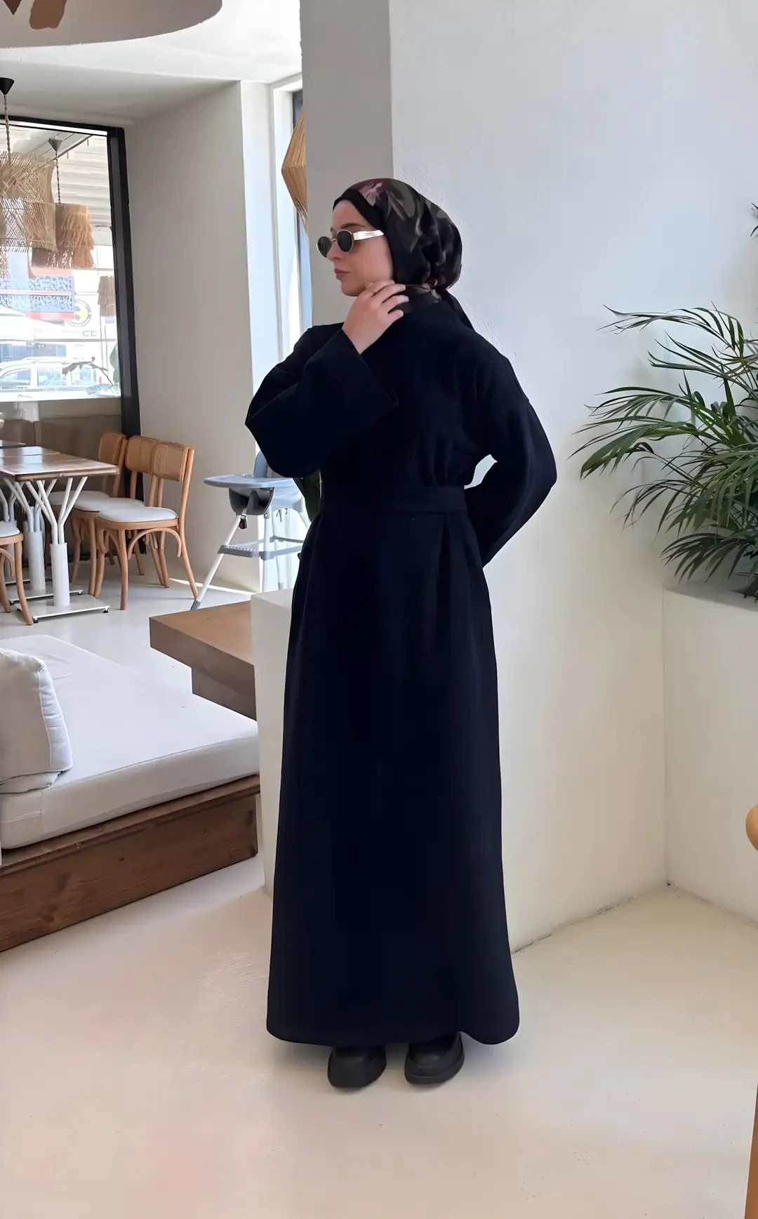 ÖRME SİYAH ELBİSE