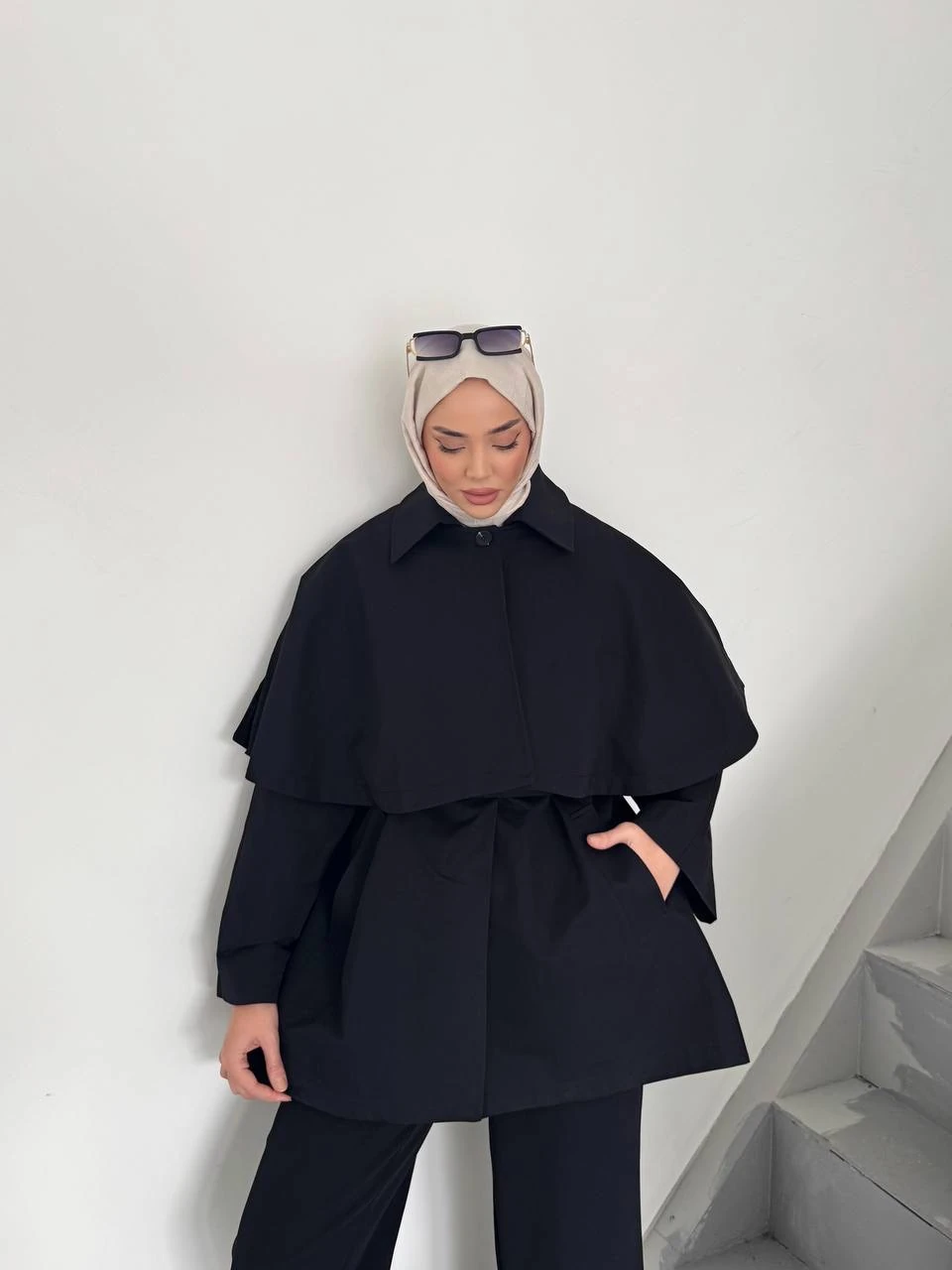 Manu Trençkot - Siyah