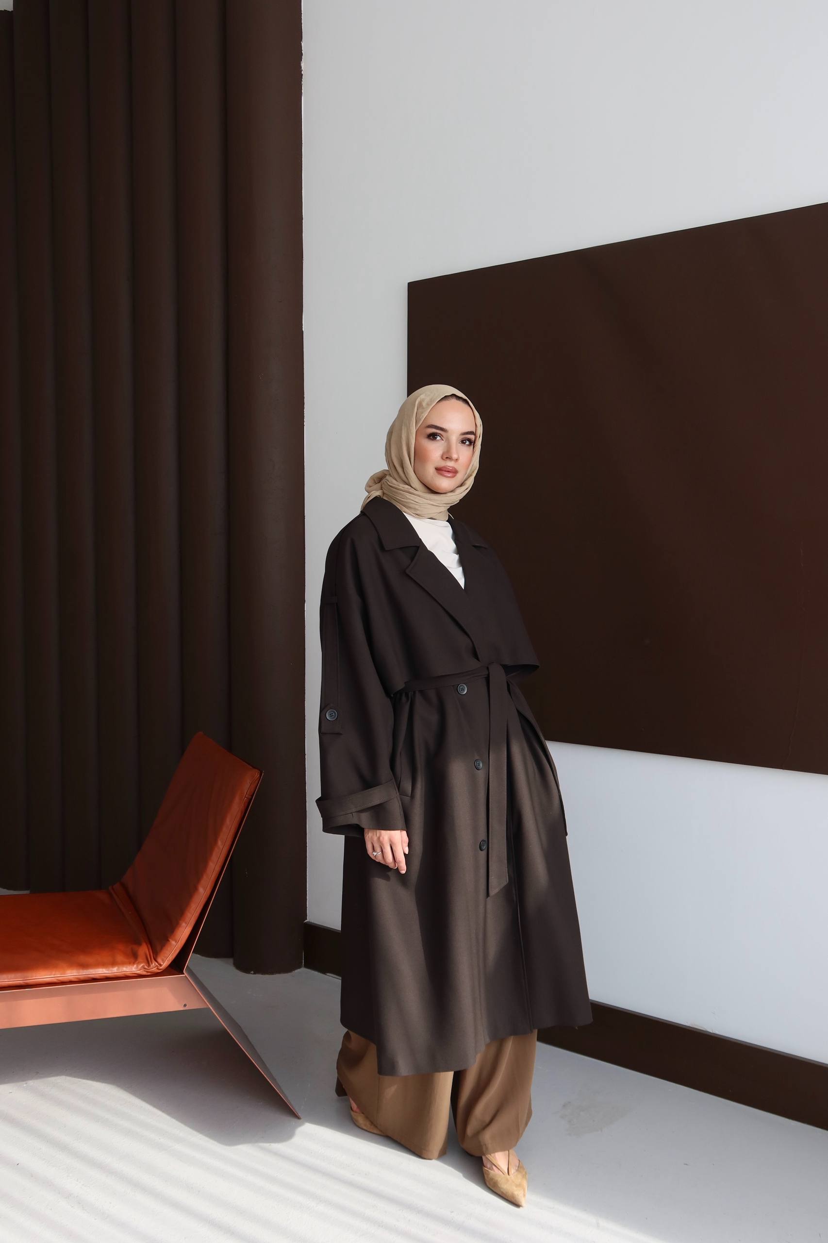Petra Trençkot - Kahverengi
