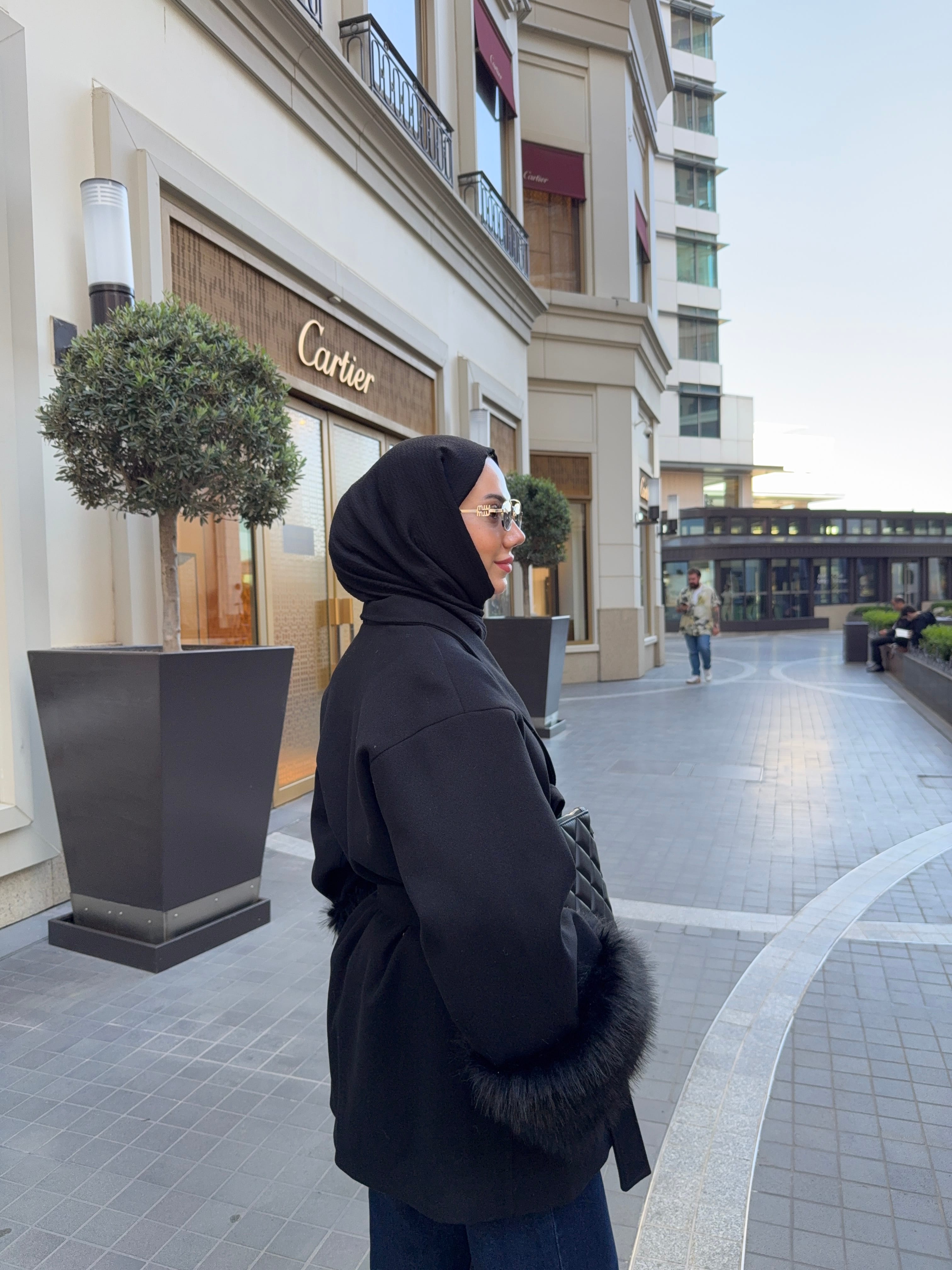Vanessa Kürklü Kaban - Siyah