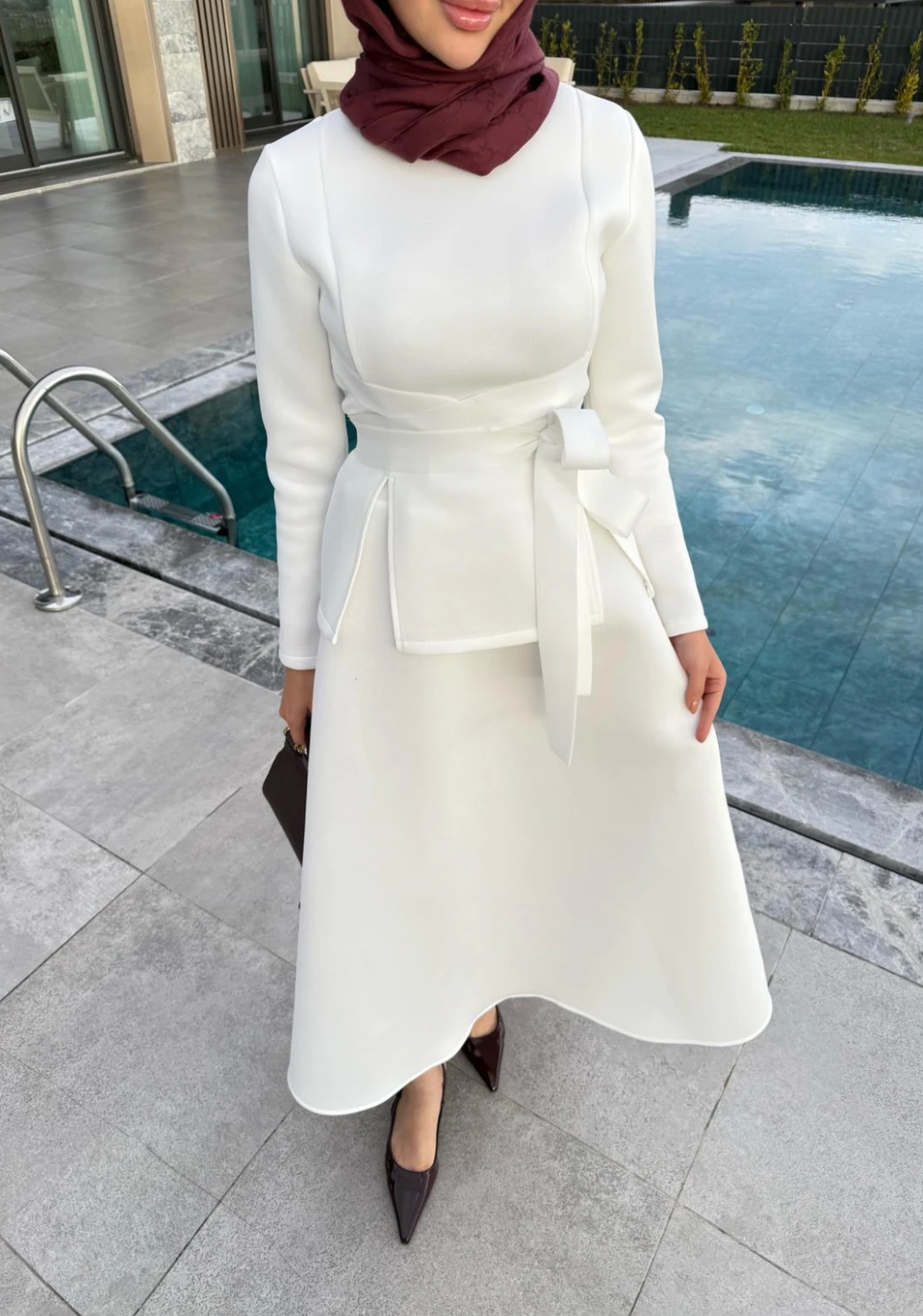 Puffie Scuba Takım - Beyaz