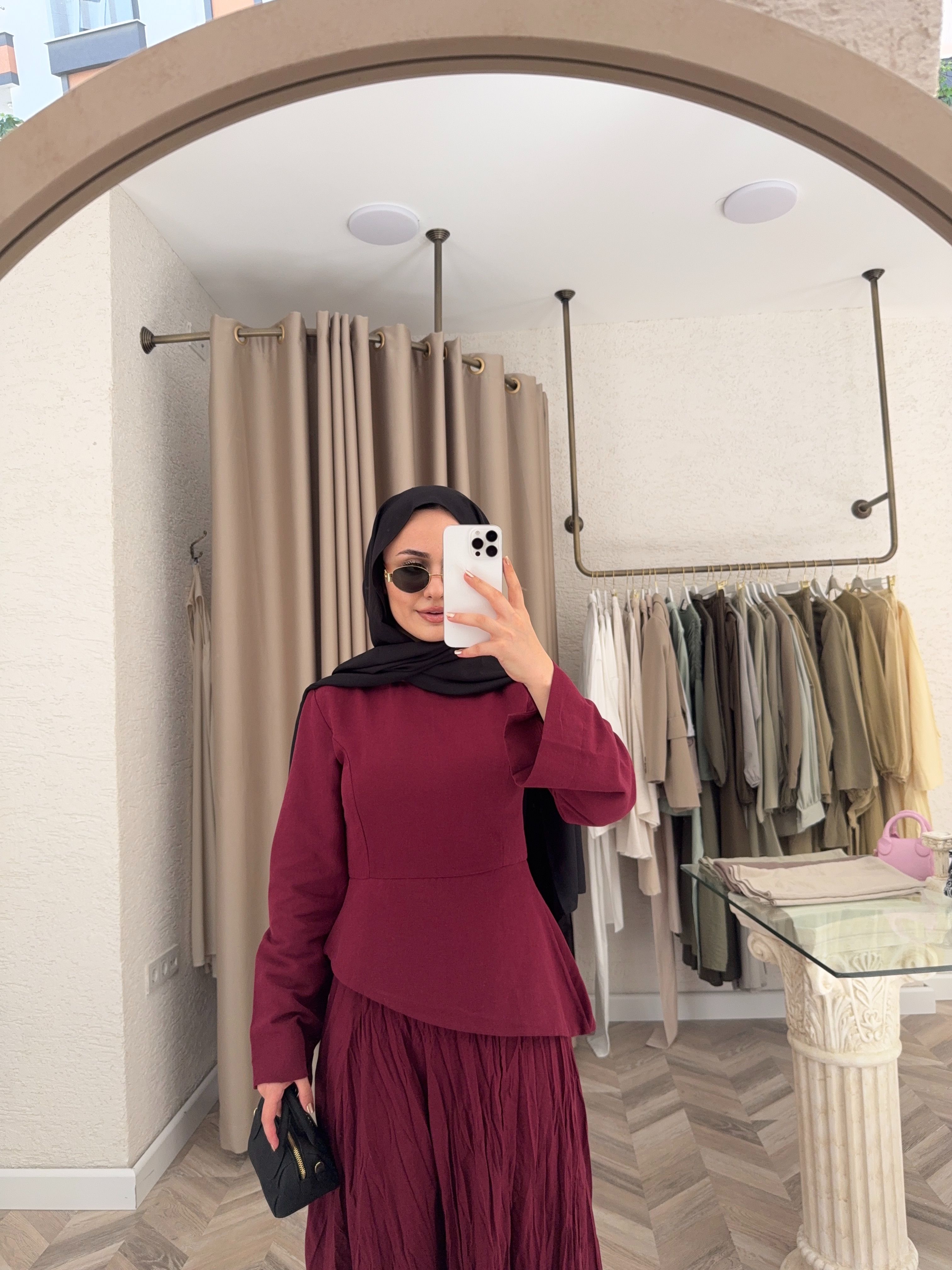 Emma Etekli Takım - bordo