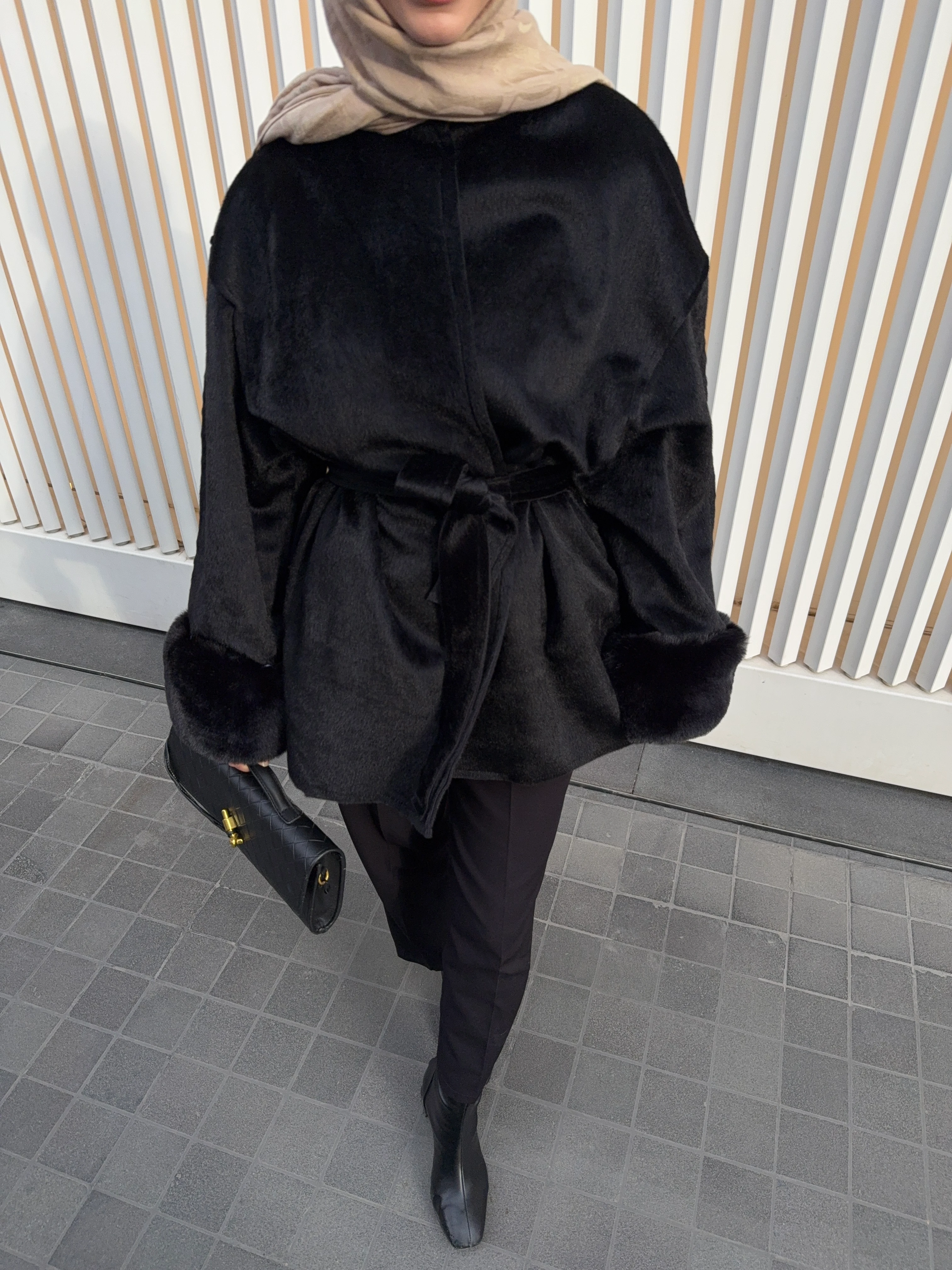 Alpaka Model Fox Kaban - Siyah