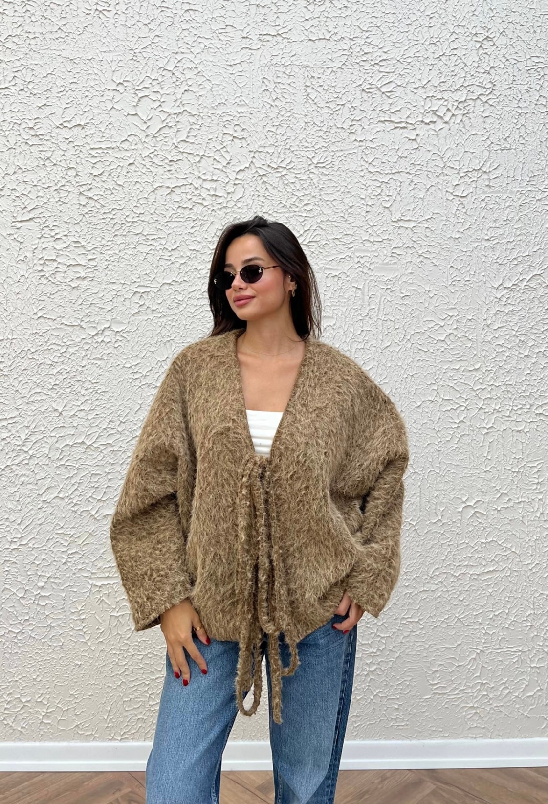 Twist Saçaklı Kaşe