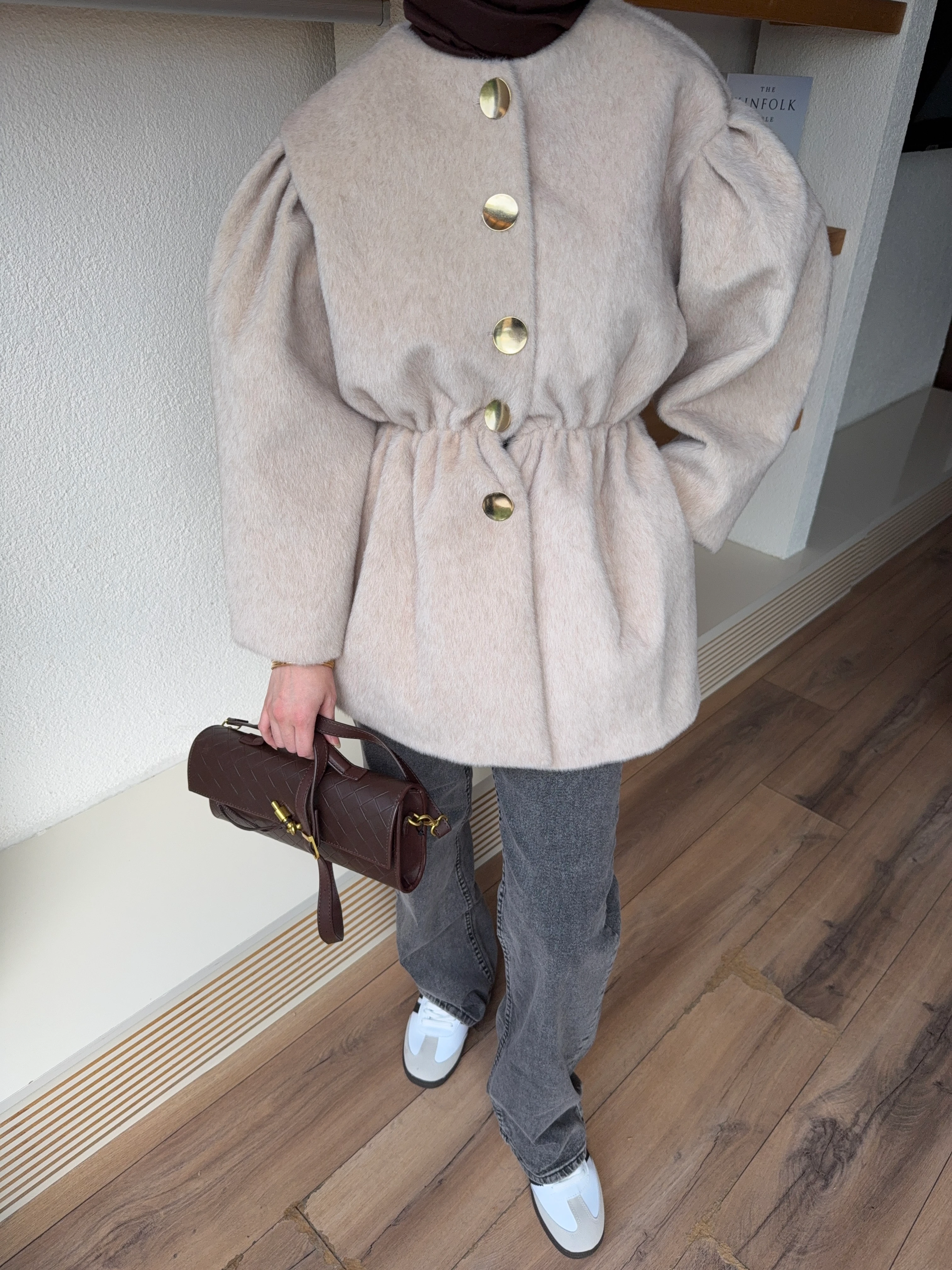 Mac Fox Kaşe Ceket - Taş