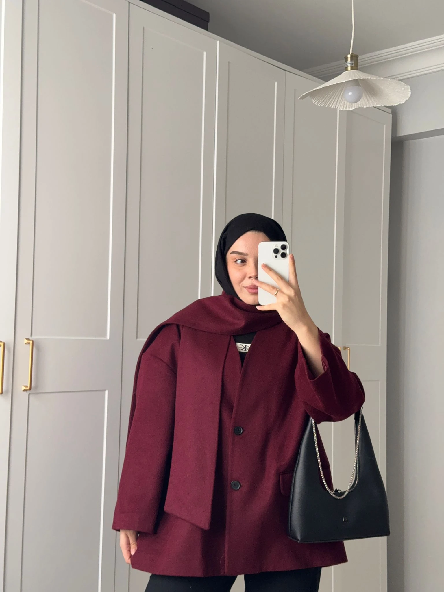 Atkılı Kaban - bordo