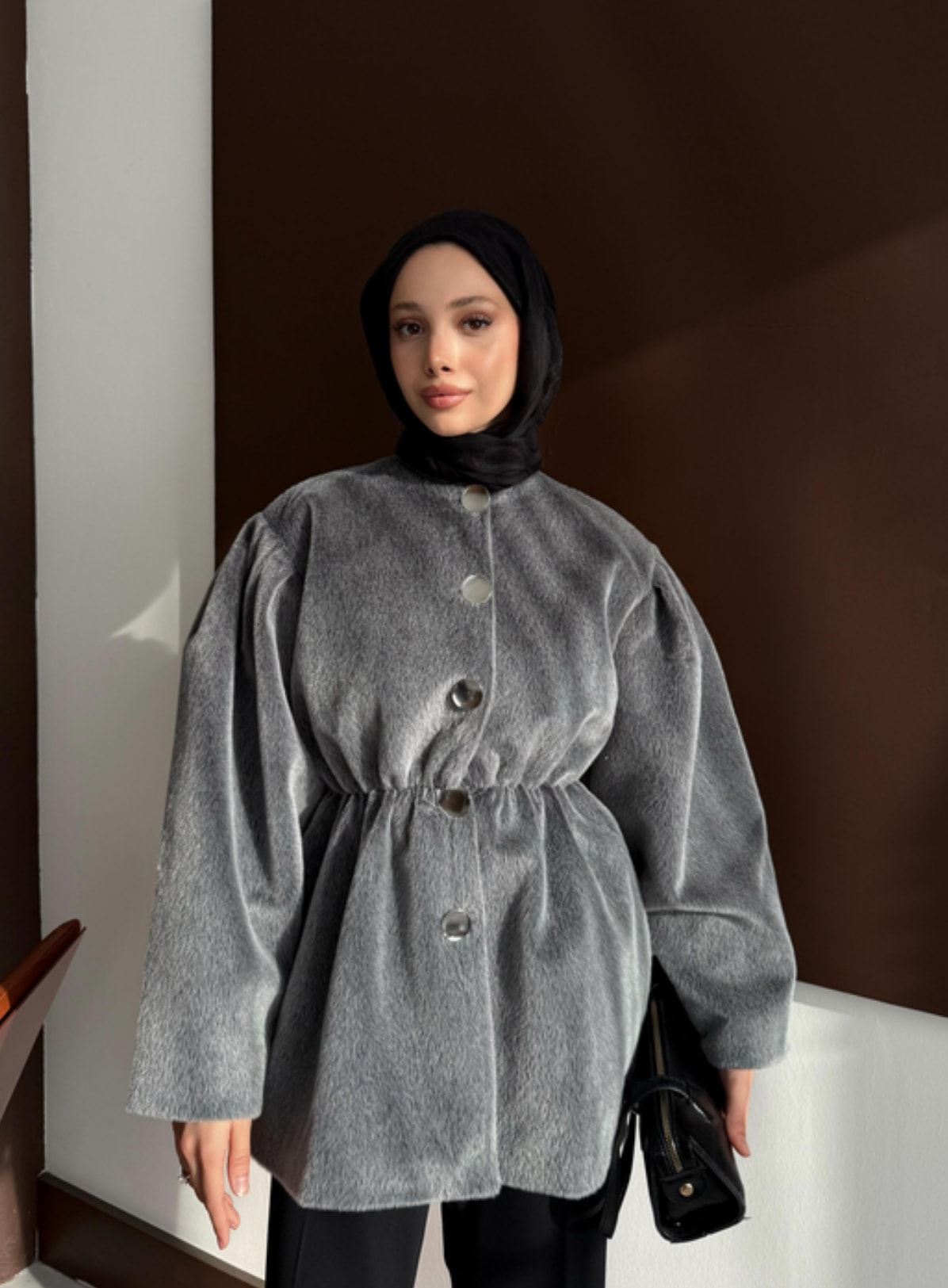 Mac Fox Kaşe Ceket - Gri