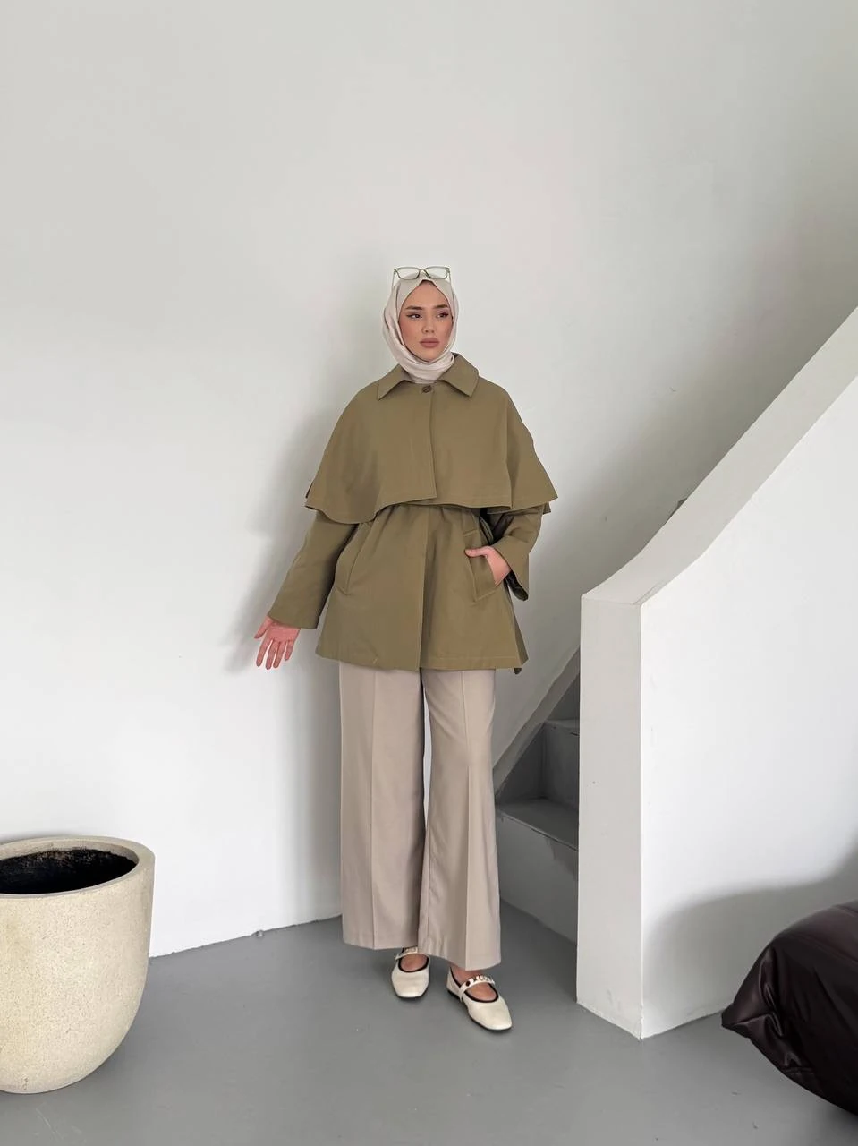 Manu Trençkot - Yağ Yeşili