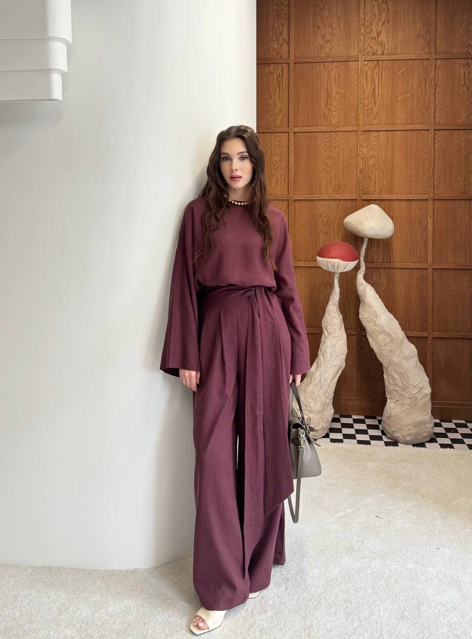 Mona Keten Takım - bordo