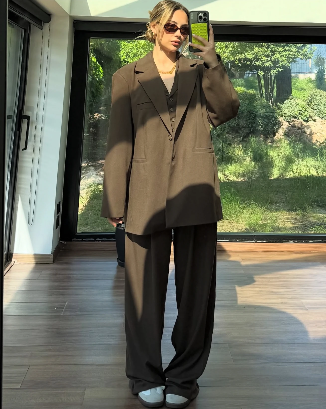 DAD BLAZER TAKIM - Kahverengi