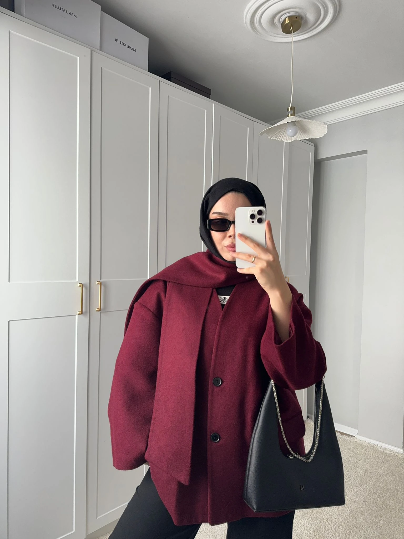 Atkılı Kaban - bordo